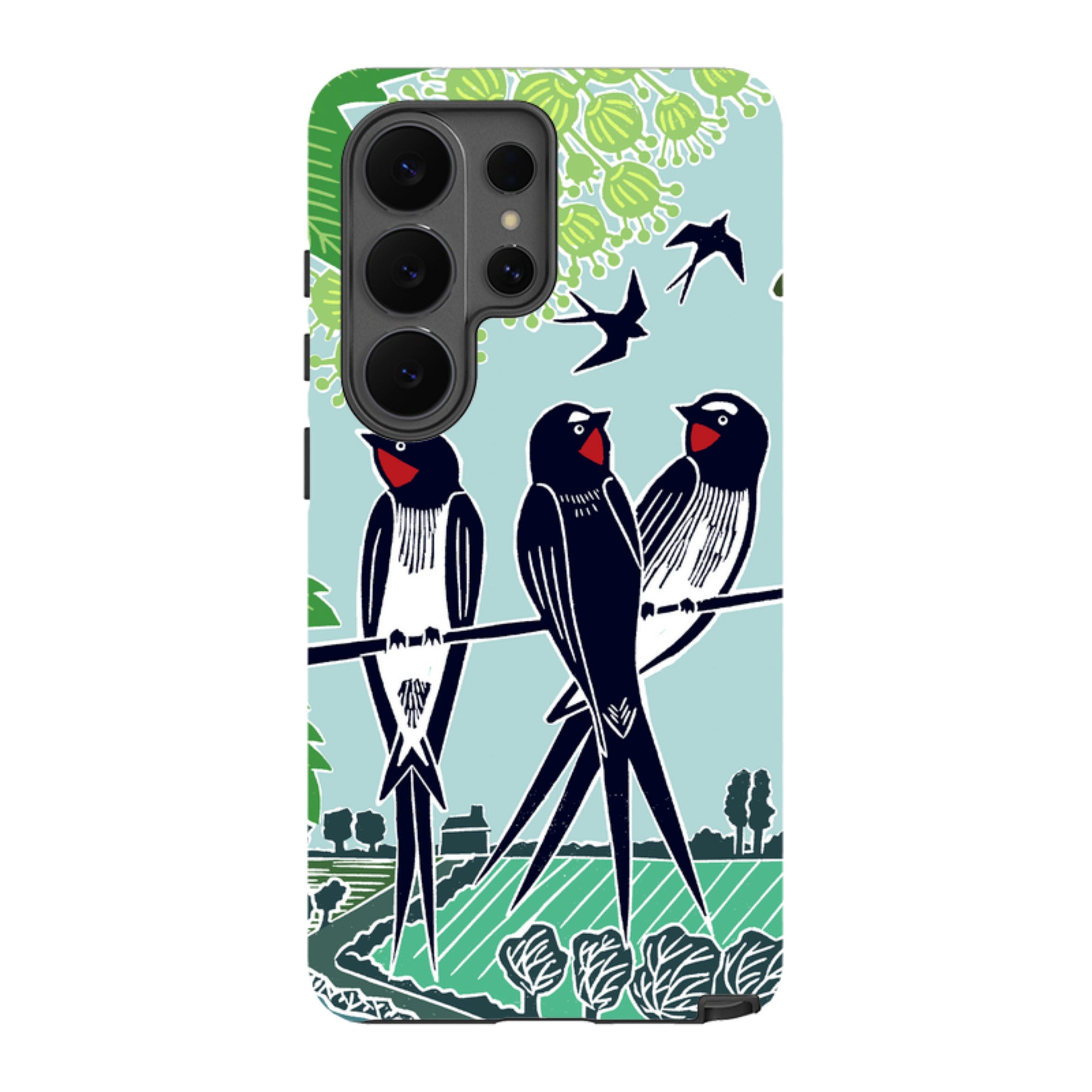 Samsung Tough Case - Swallows By Kate Heiss