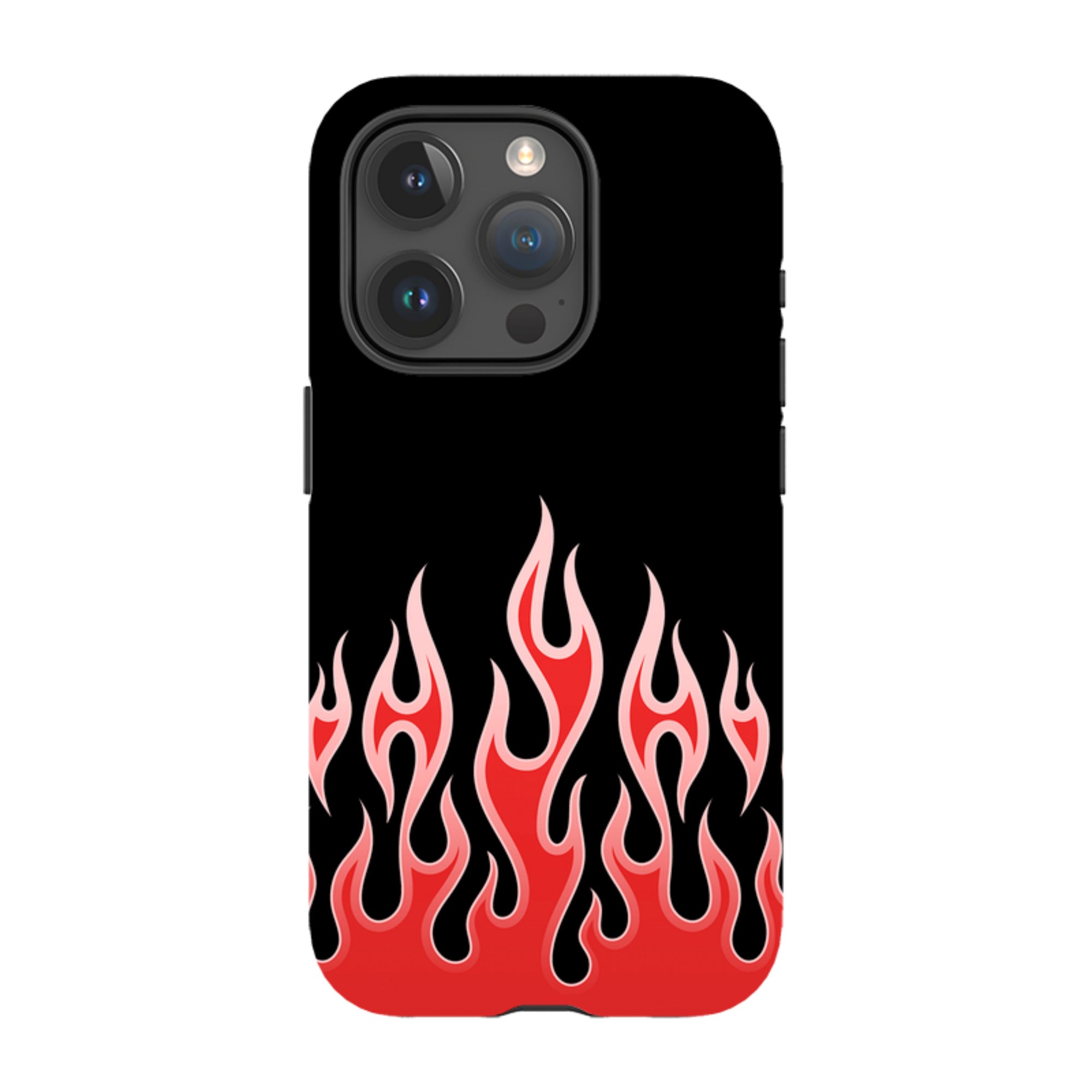 iPhone Tough Case - Red Flames