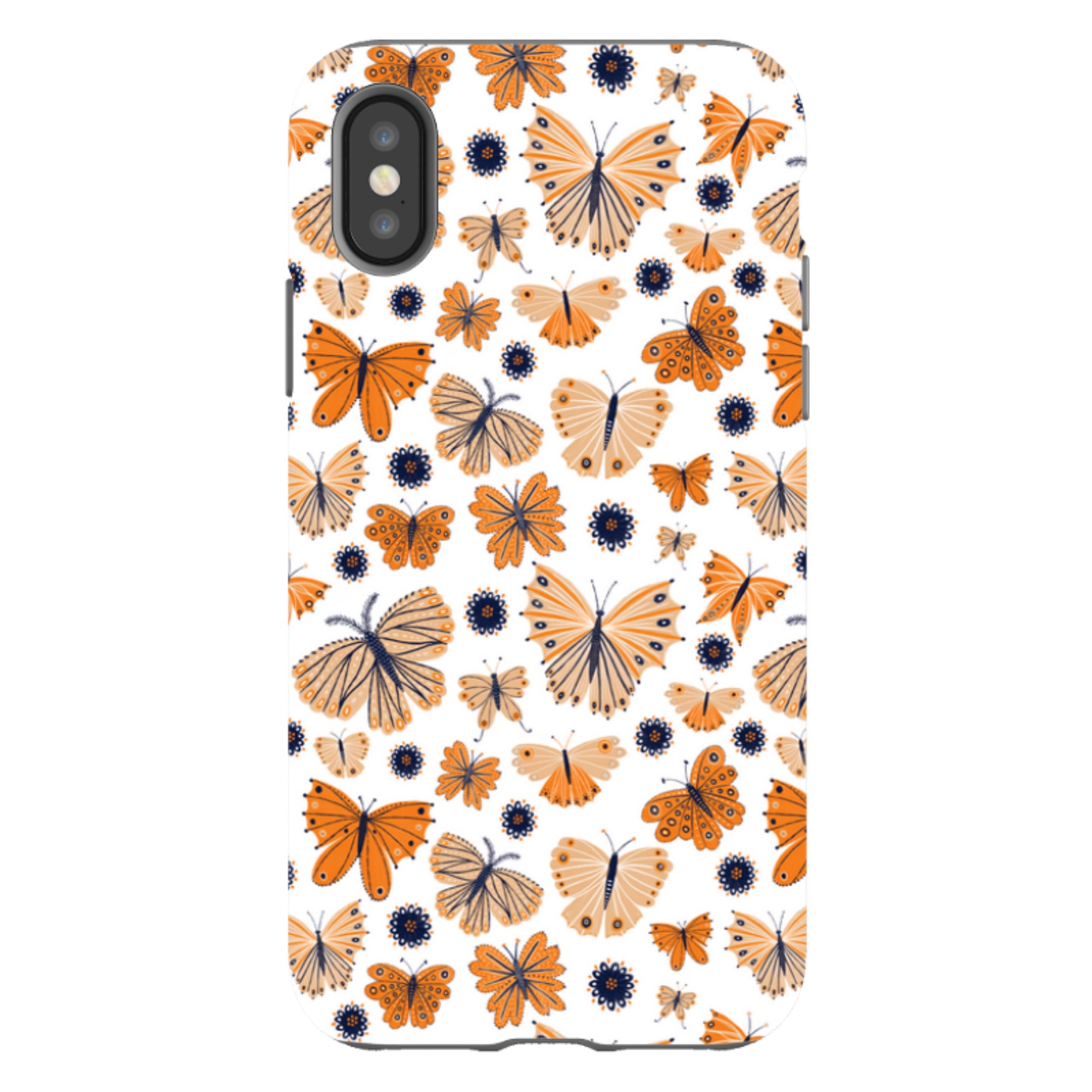 iPhone Tough Case - Butterfly Patterns By Lee Foster Wilson