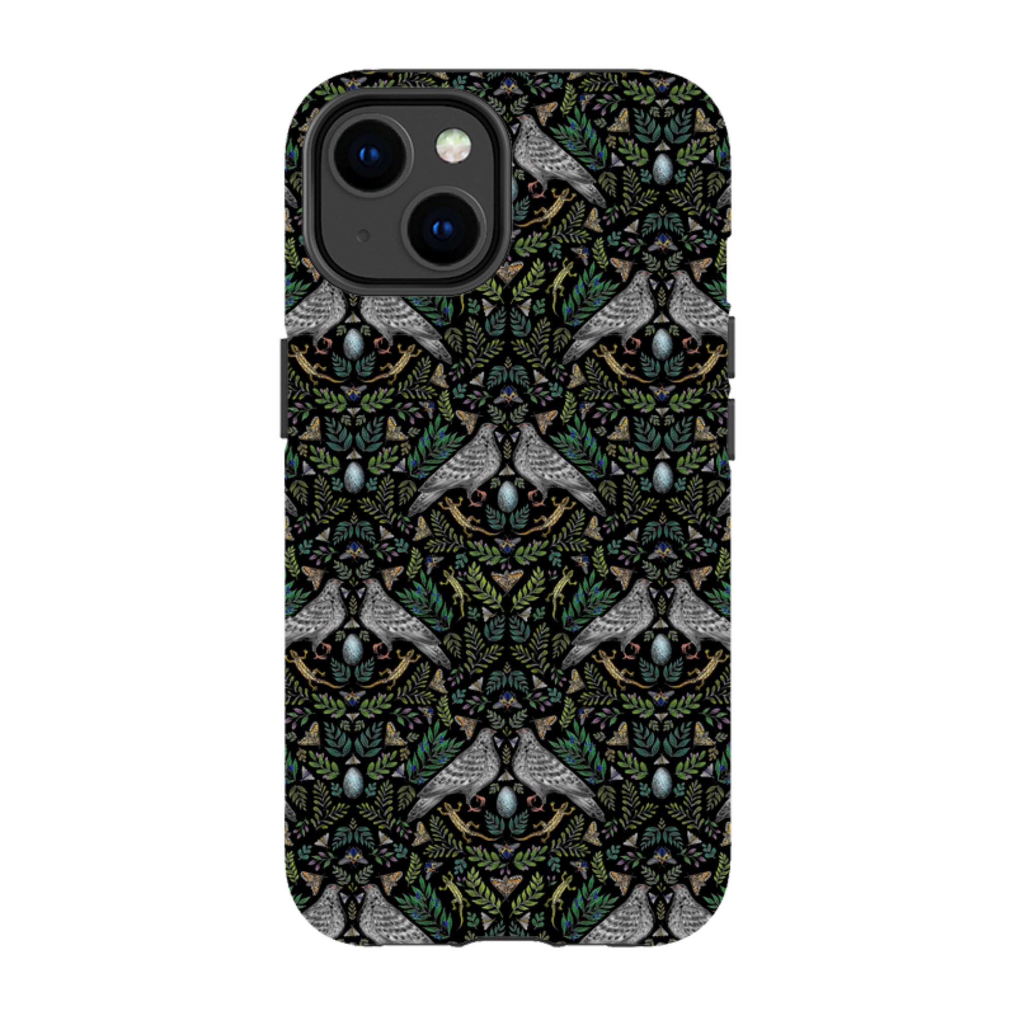 iPhone Tough Case - Dove Pattern By Catherine Rowe