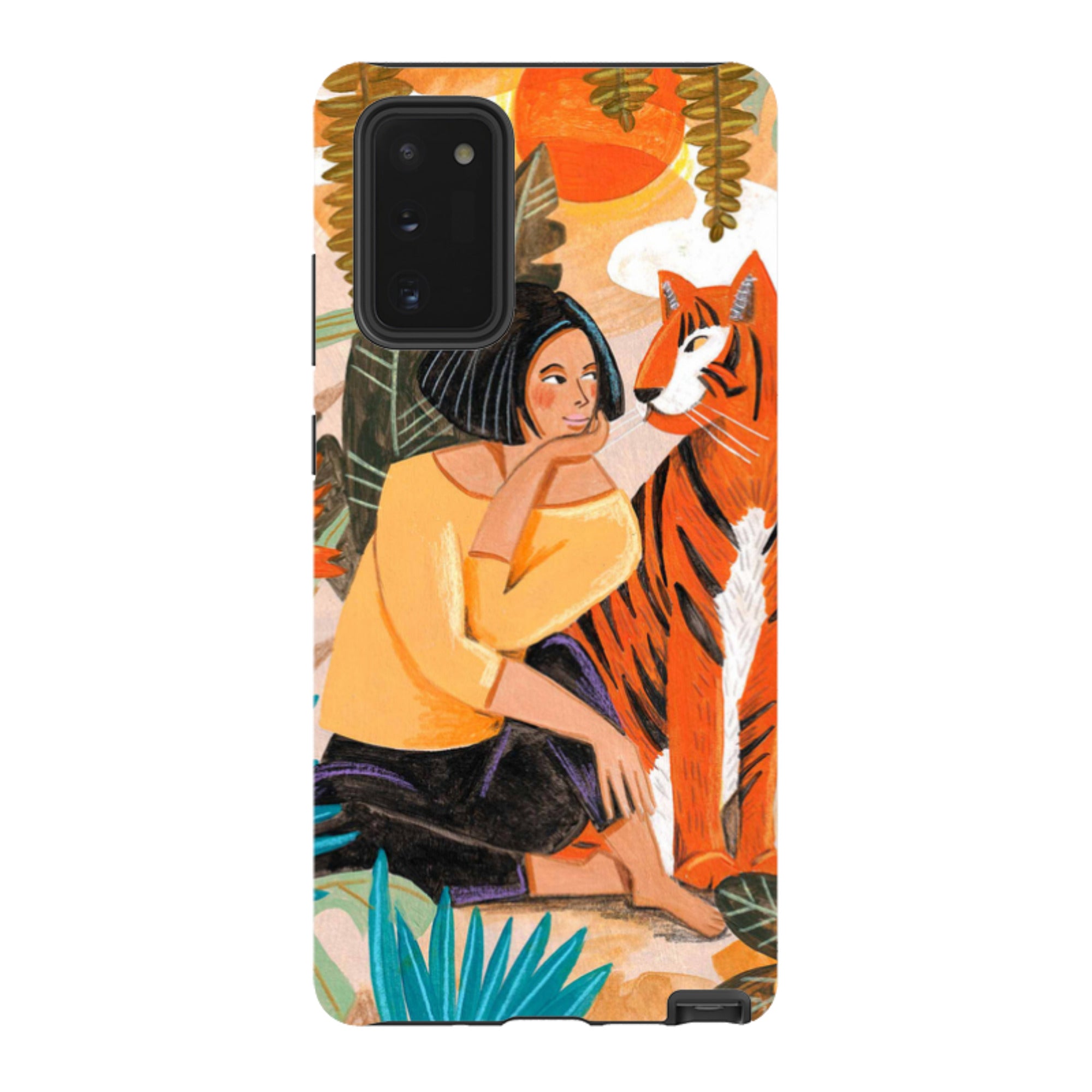 Samsung Tough Case - Hello Tiger By Caroline Bonne Muller
