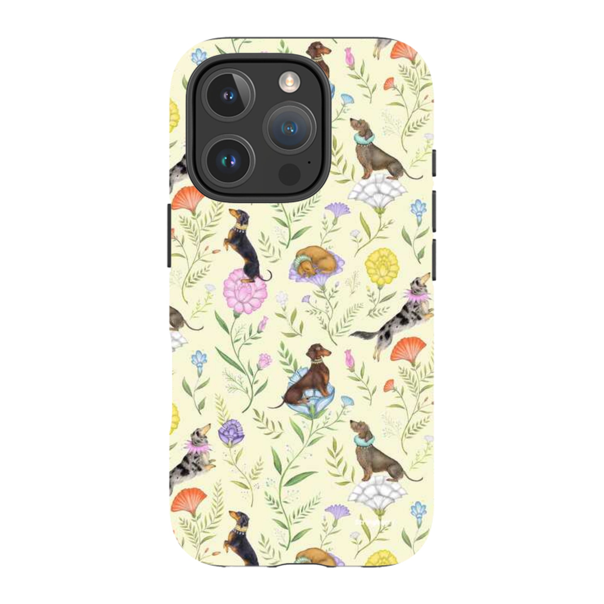iPhone MagSafe Tough Case -  Doxy Day Afternoon Buttercream By Catherine Rowe