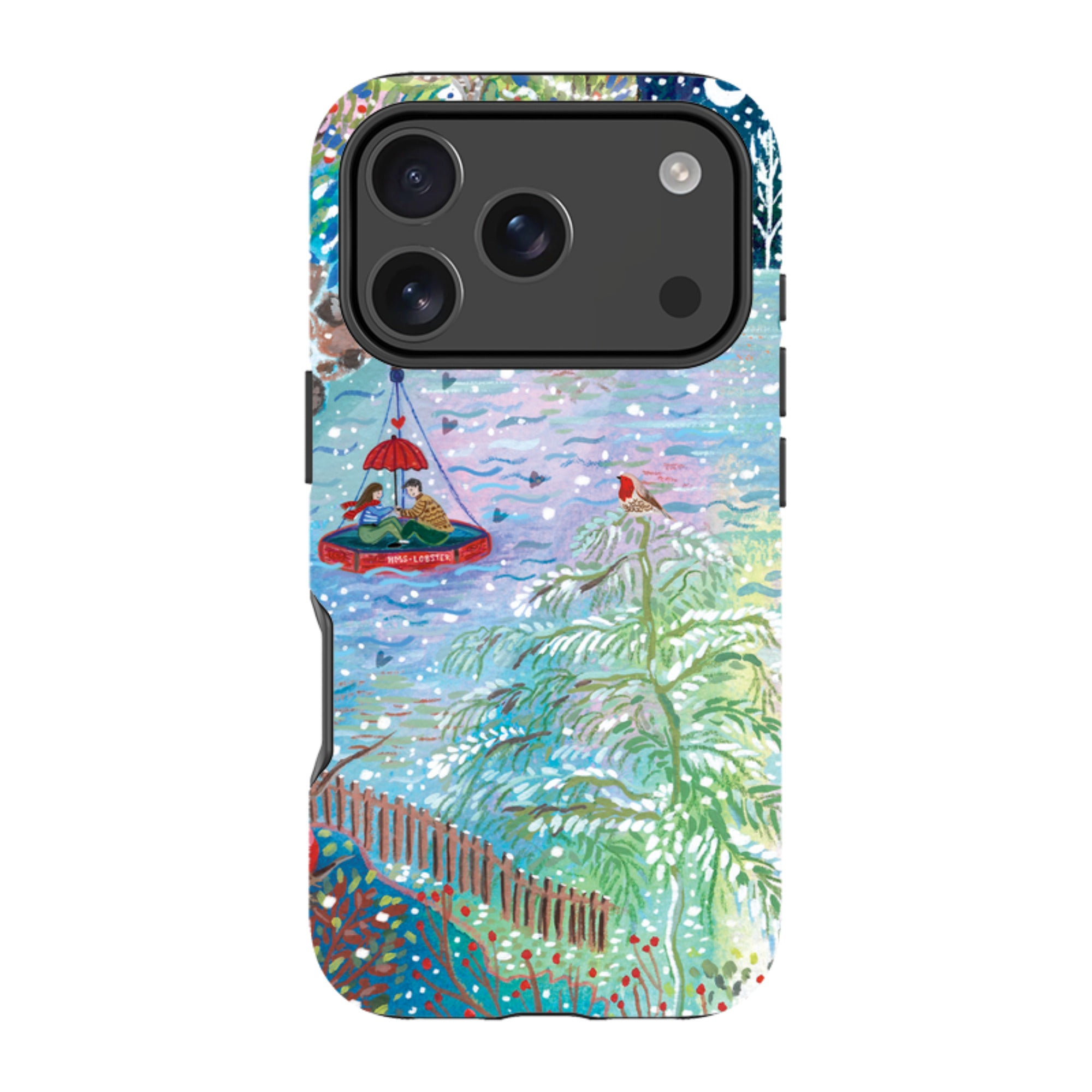 iPhone MagSafe Tough Case - A Wee Winter Harbour By Emma Frances Grant