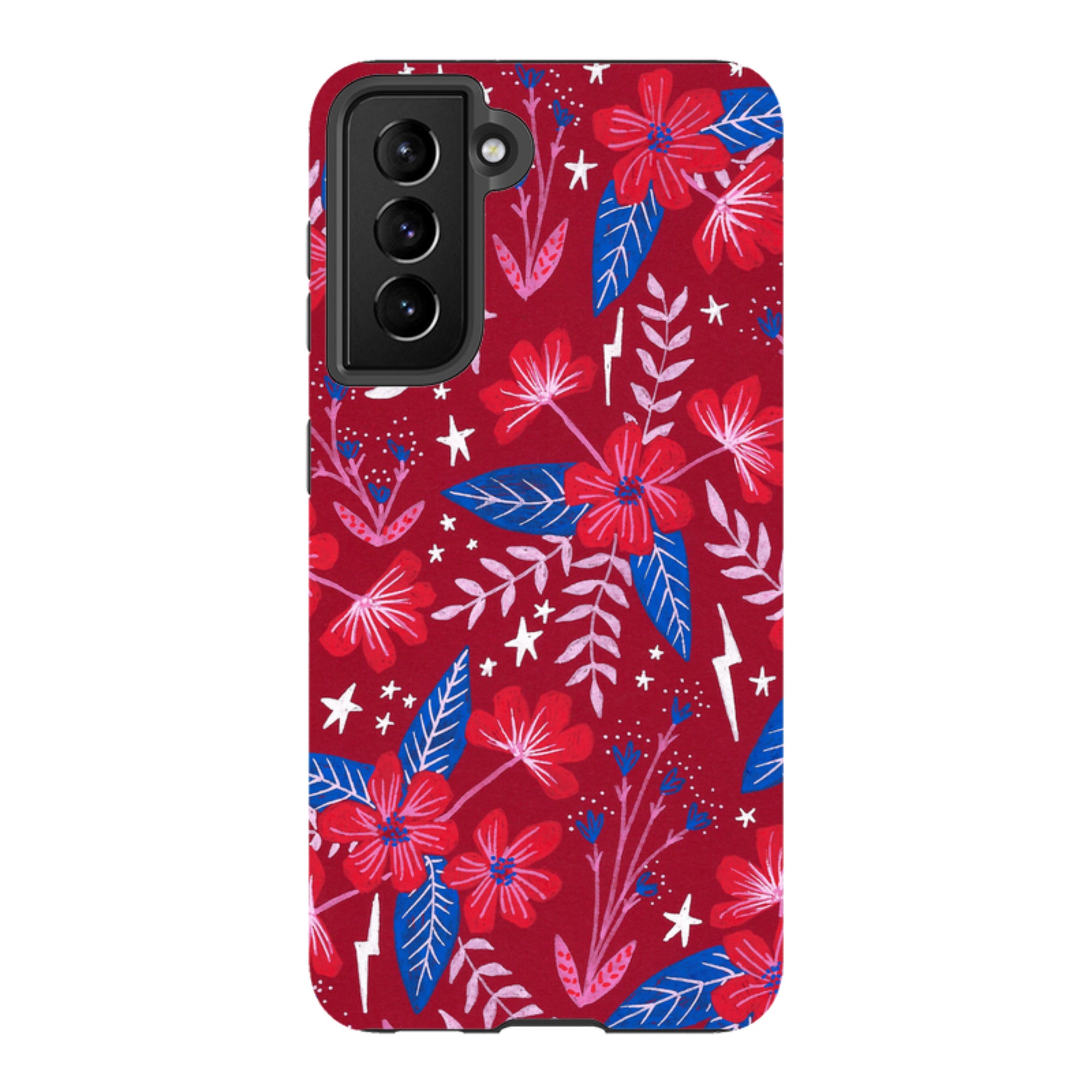 Samsung Tough Case - Red Moon Garden By Lee Foster Wilson