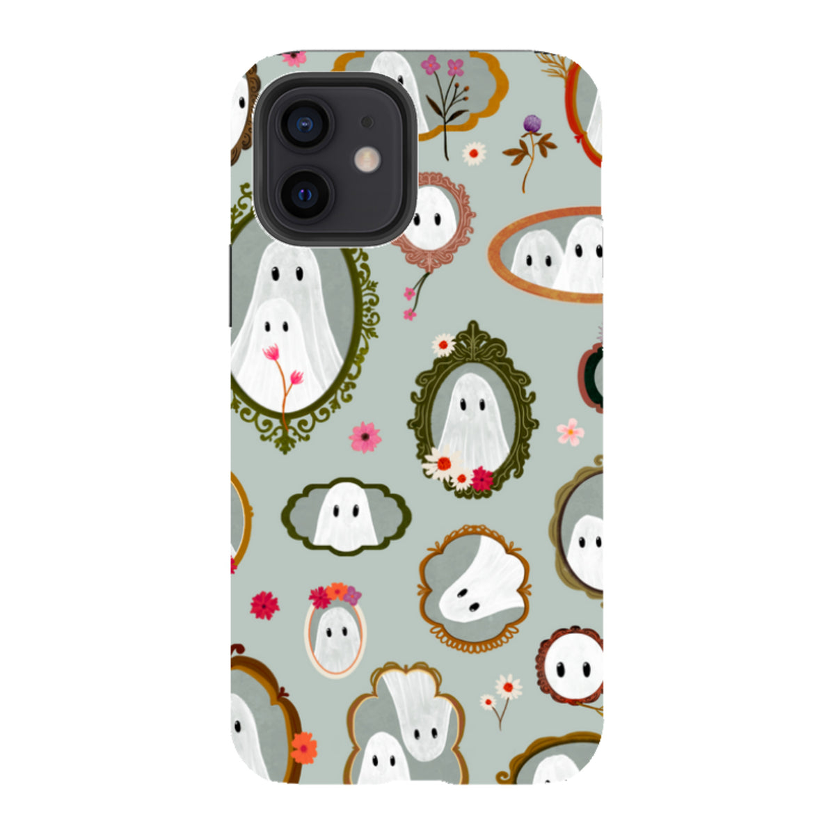 iPhone Tough Case - Framed Ghosts - Dusty Gourd By Katherine Quinn