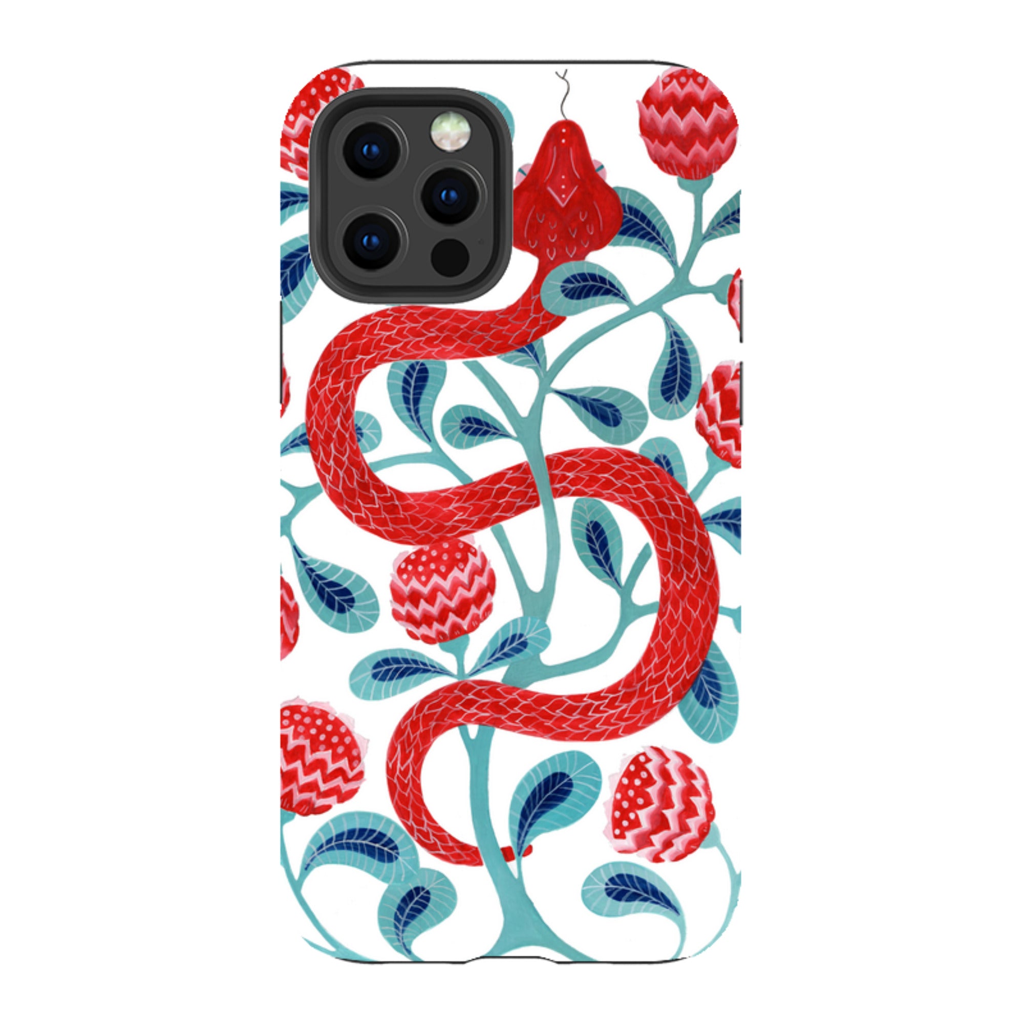 iPhone Tough Case - Redsnake By Bex Parkin