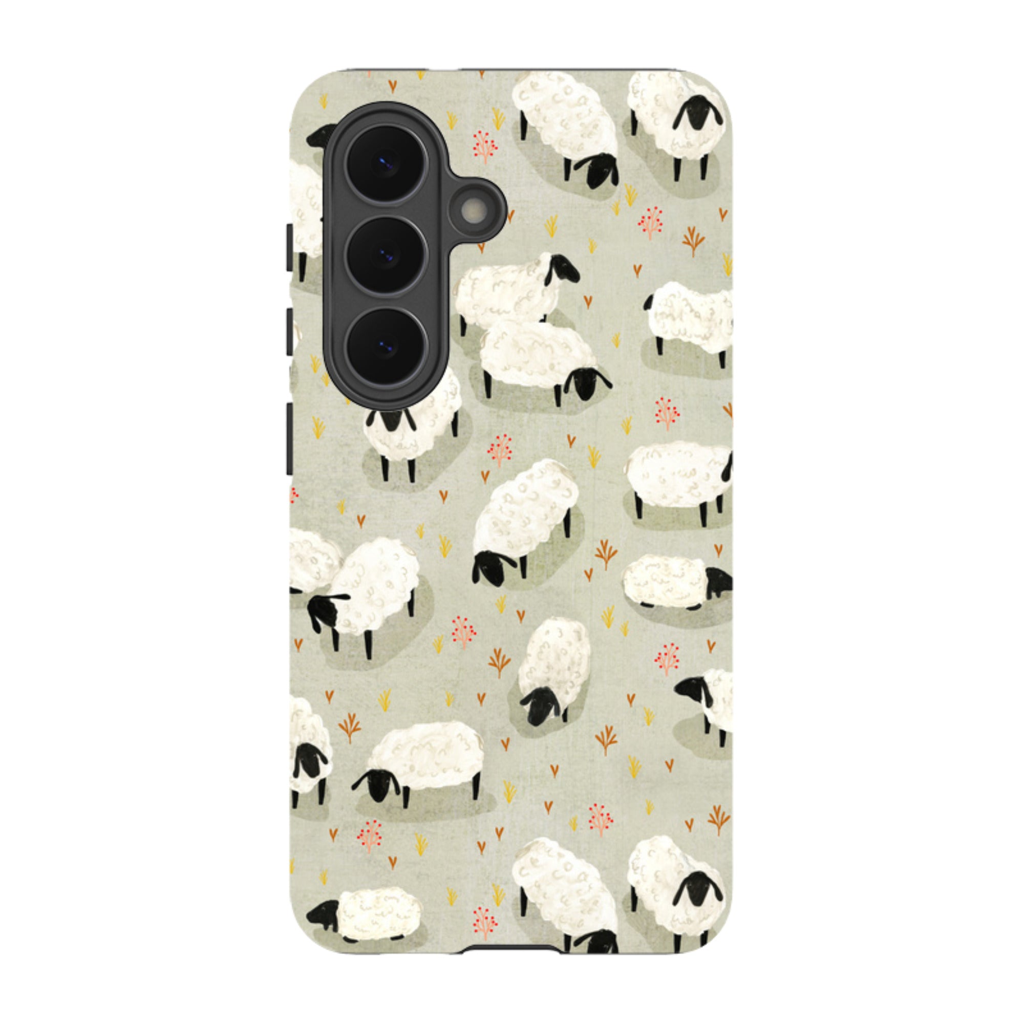 Samsung Tough Case - Sheep Grey By Katherine Quinn