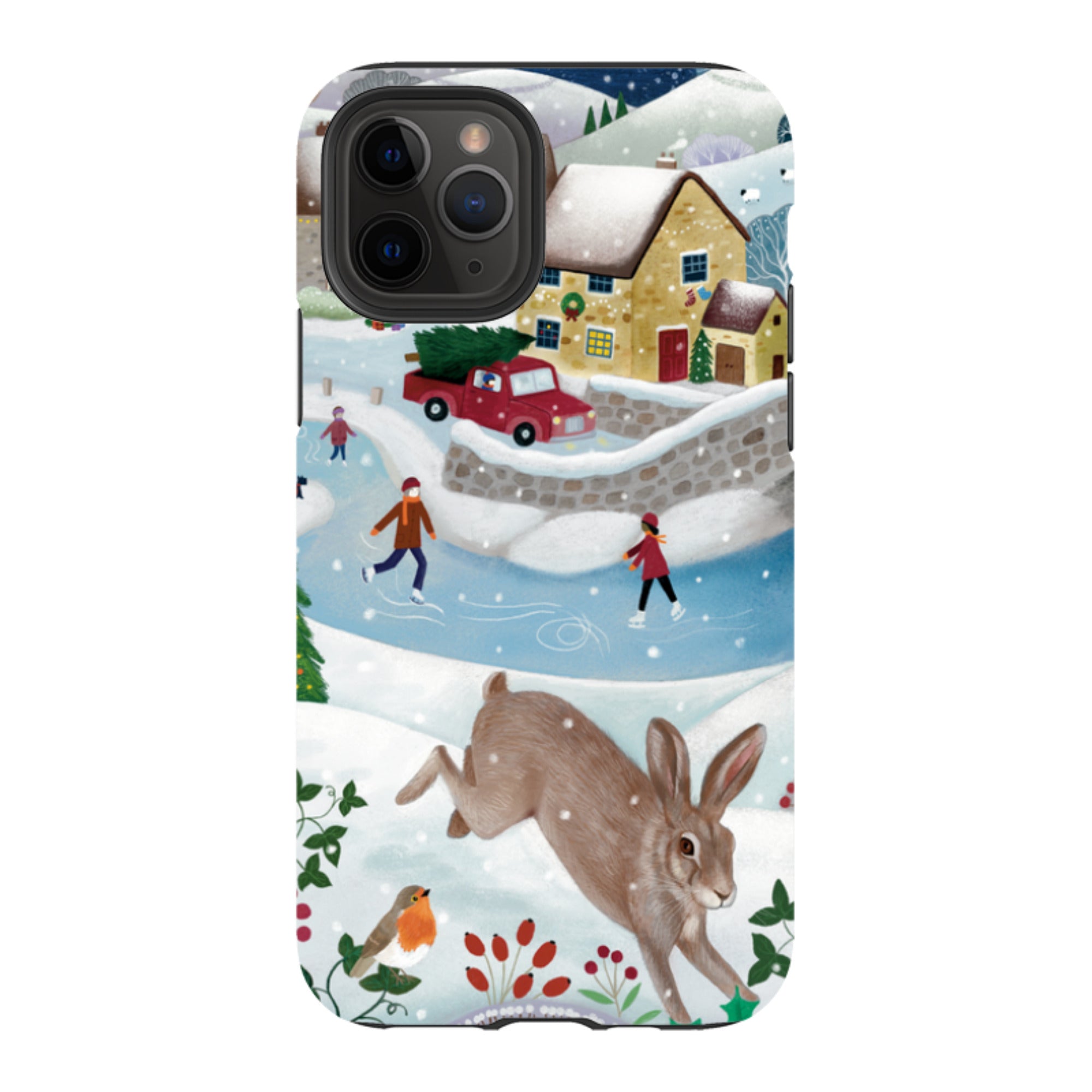 iPhone Tough Case - Advent Rabbit By Bex Parkin