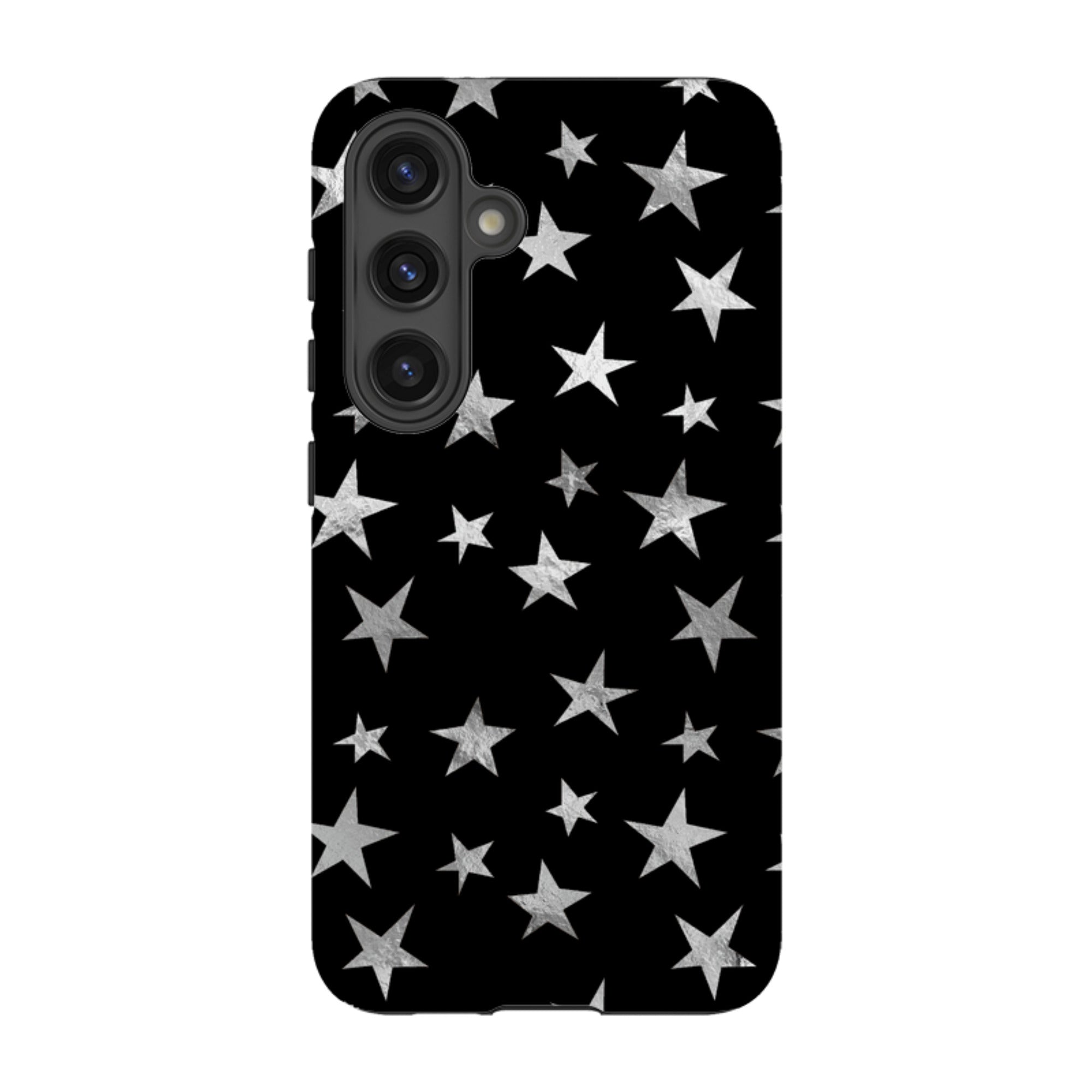 Samsung Tough Case - Black and Silver Stars