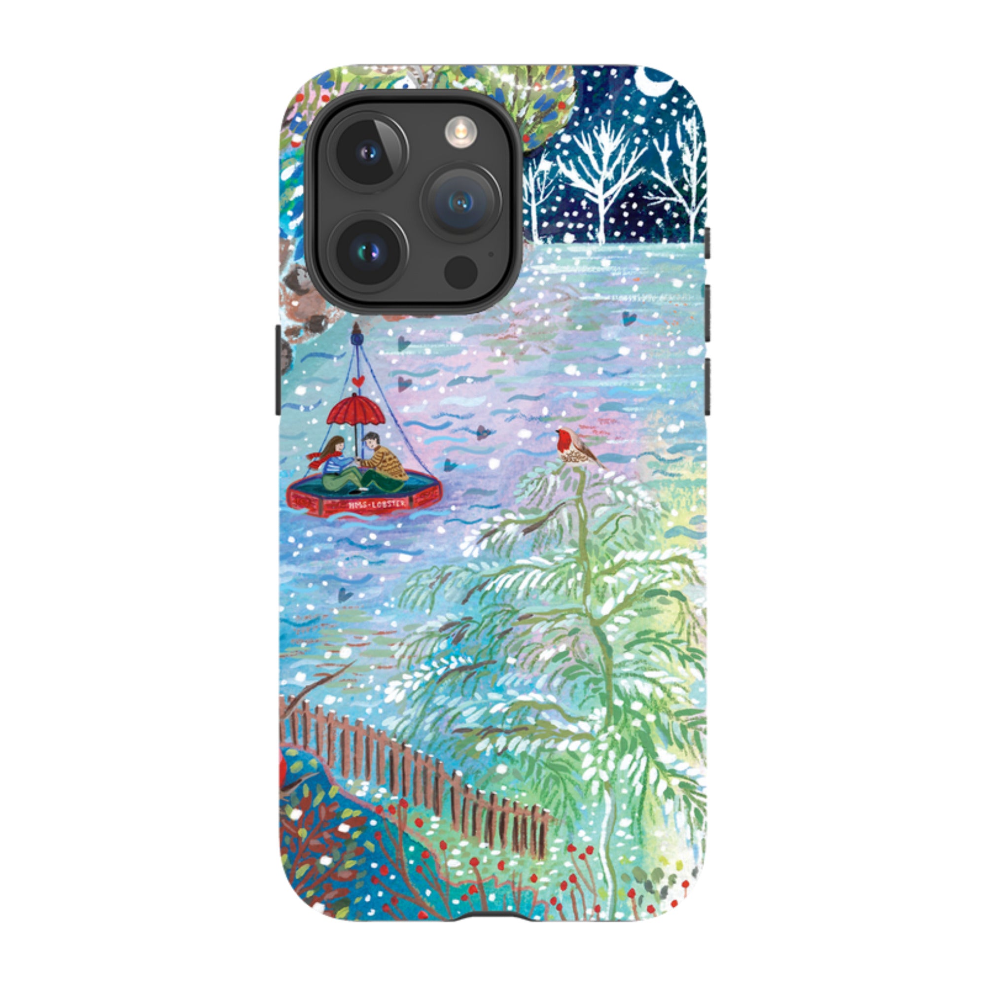 iPhone MagSafe Tough Case - A Wee Winter Harbour By Emma Frances Grant