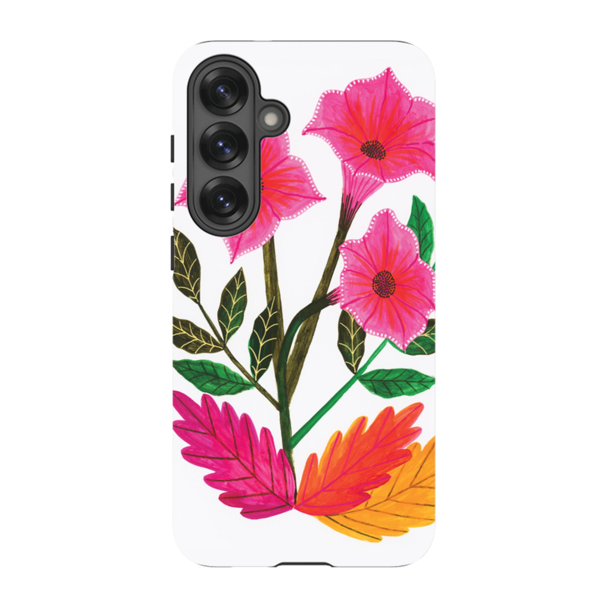 Samsung Tough Case - Trumpet Flowers By Lee Foster Wilson