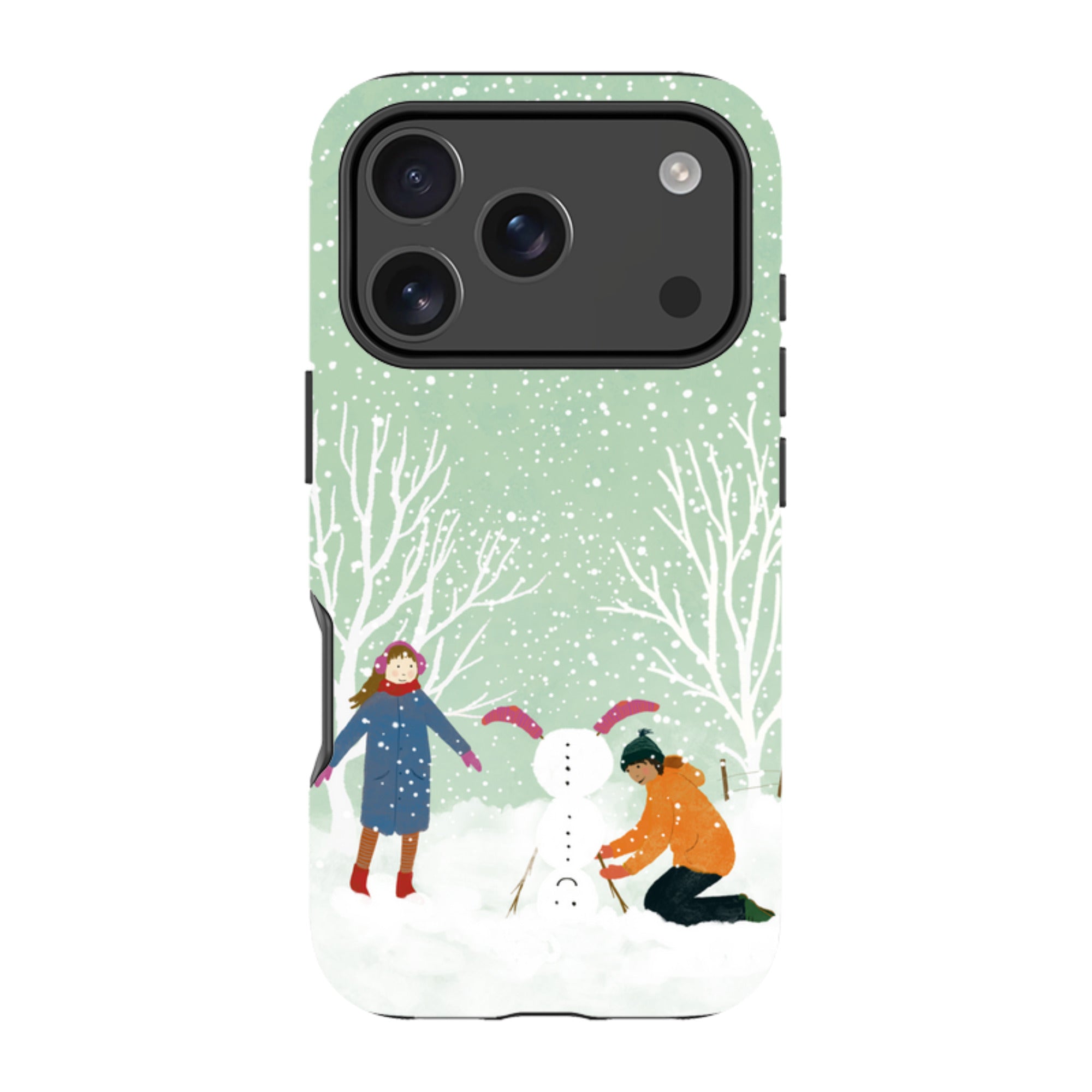 iPhone MagSafe Tough Case -  Snowball Building By Katherine Quinn