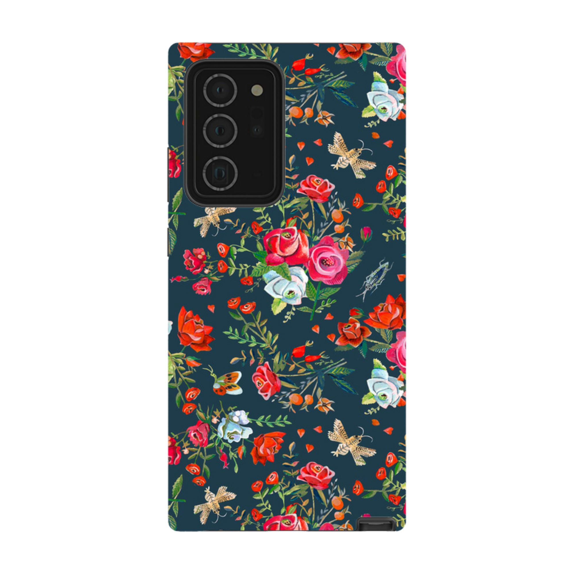 Samsung Tough Case - Blue Roses By Caroline Bonne Muller