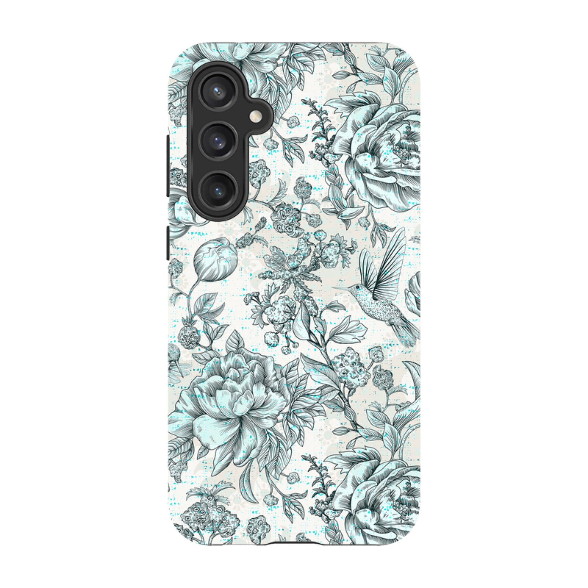 Samsung Tough Case - Blue peonies