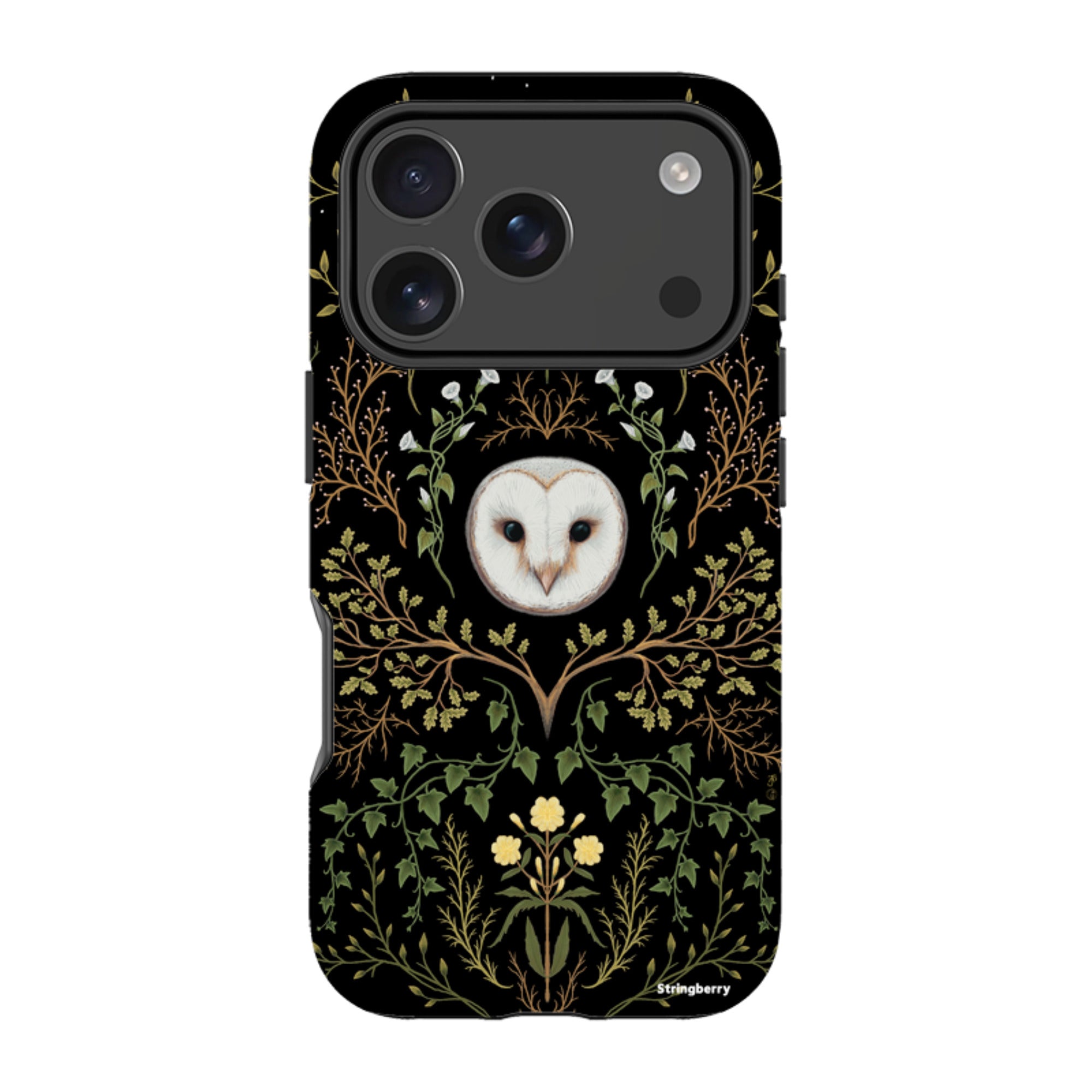 iPhone Tough Case - Owl Pattern By Anna Stead
