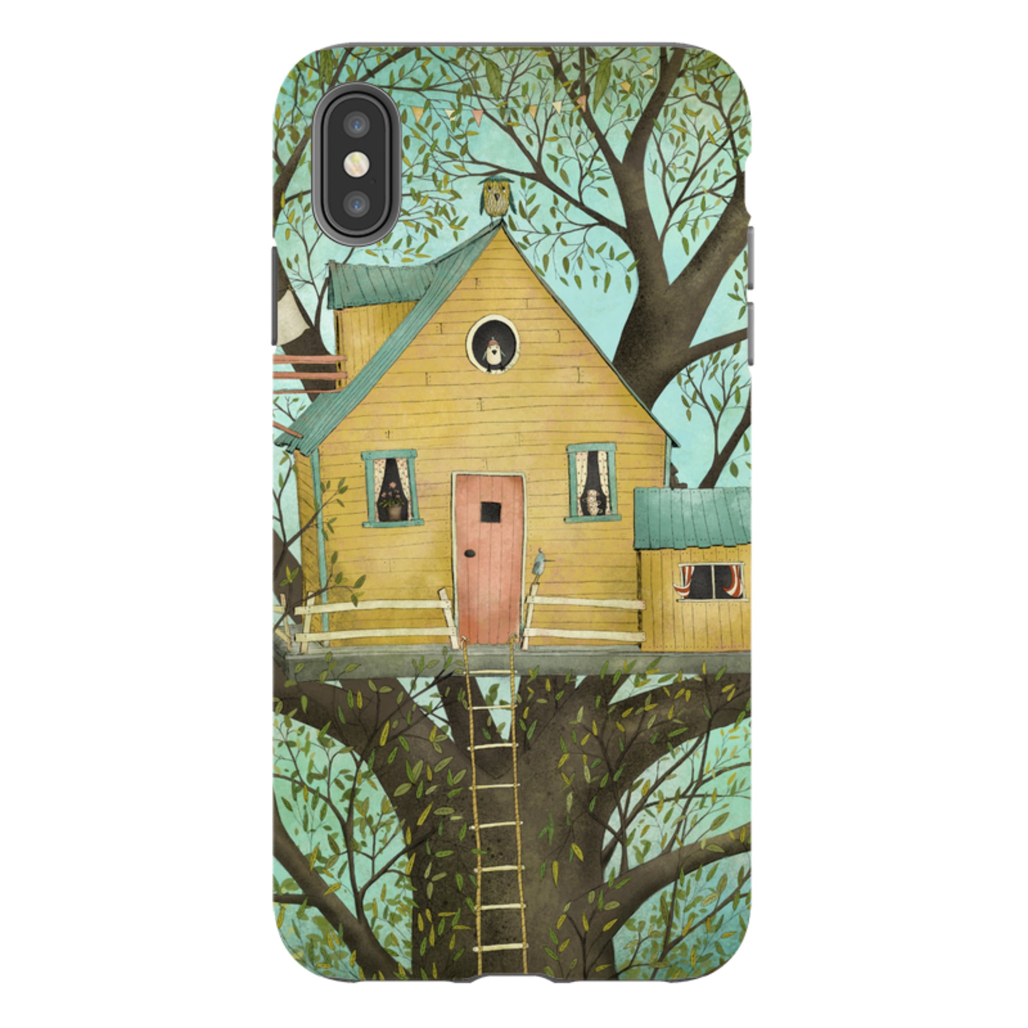 iPhone Tough Case - Tree House By Maja Lindberg