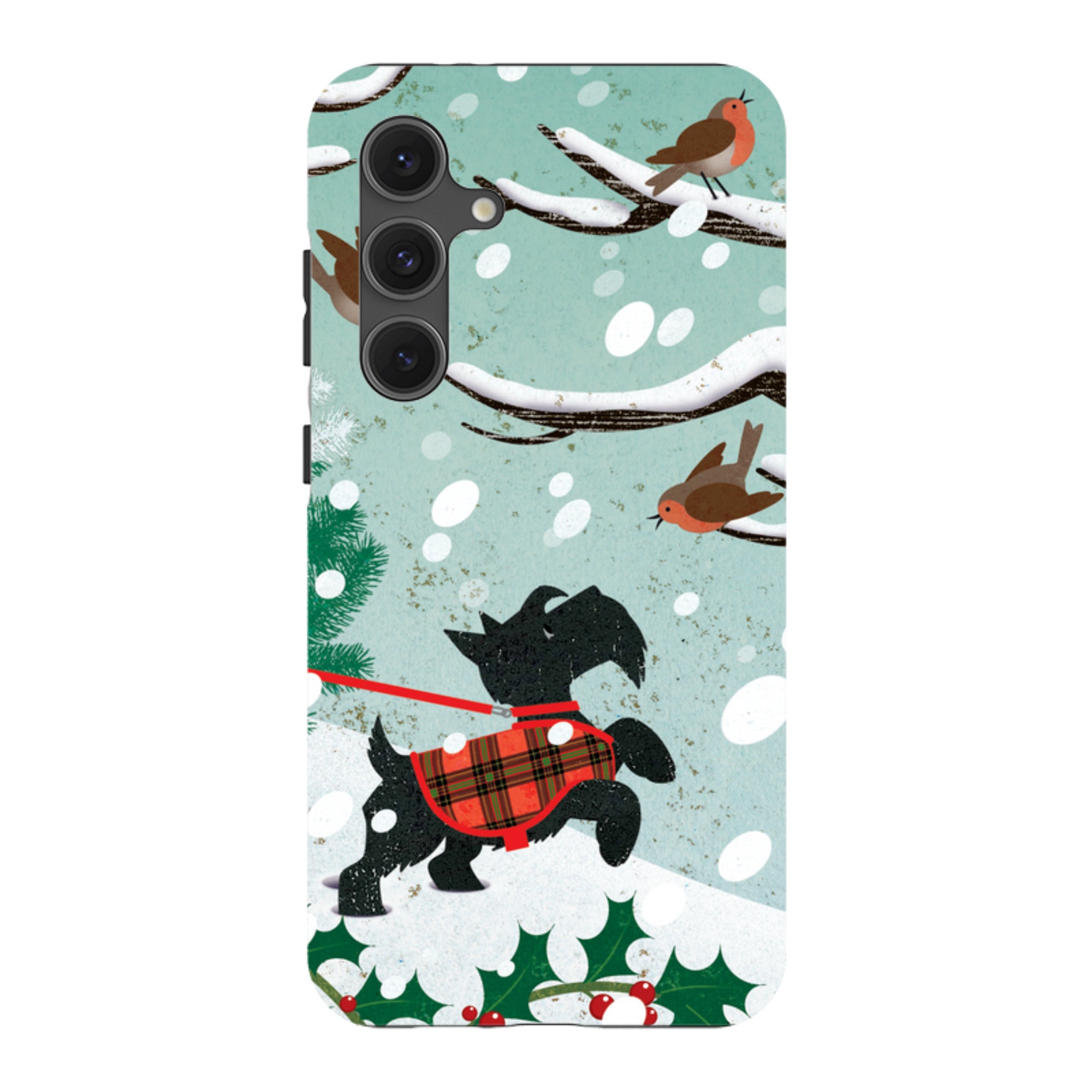 Samsung Tough Case - Scottie in Snow By Liane Payne