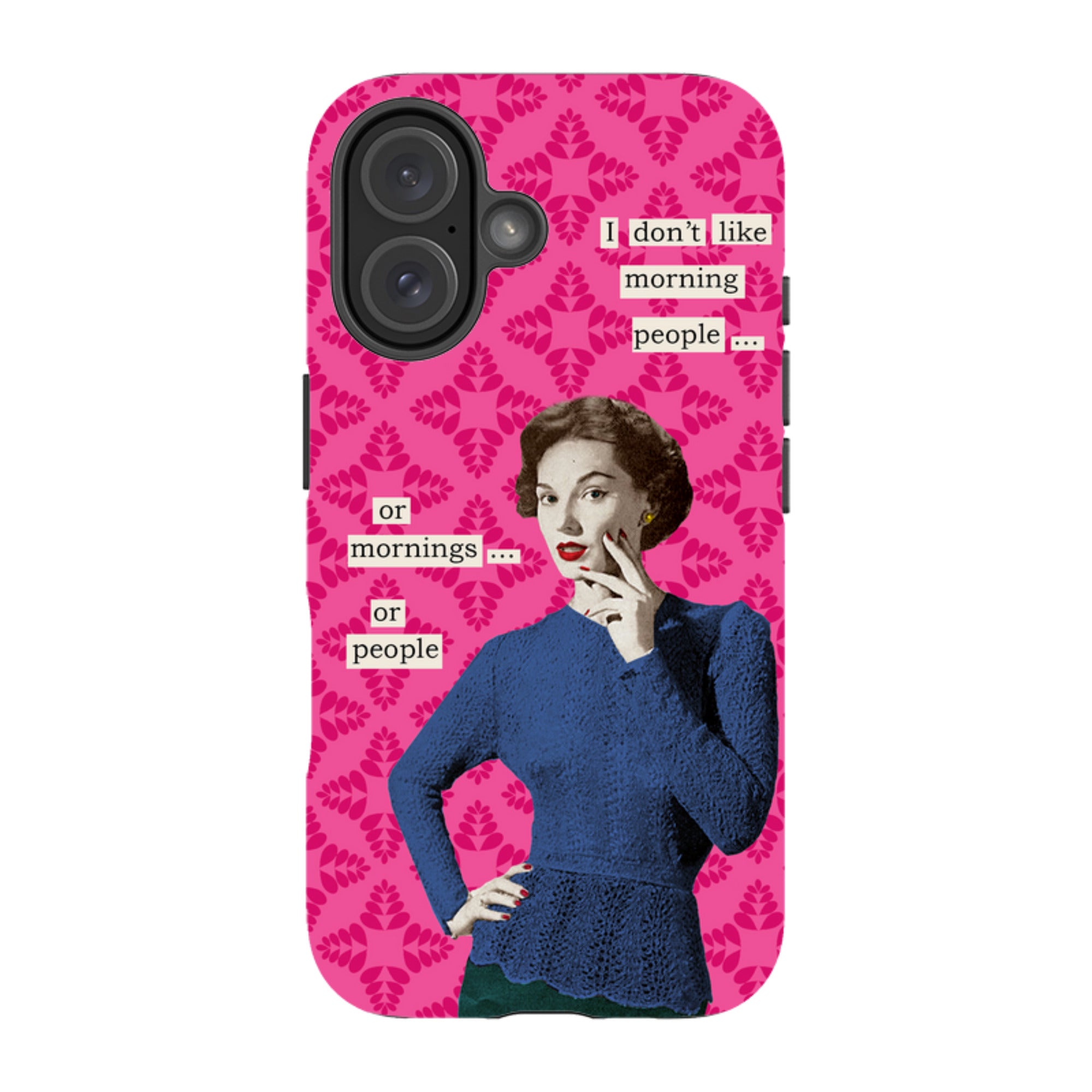 iPhone Tough Case - Morning Person By Clare Jordan