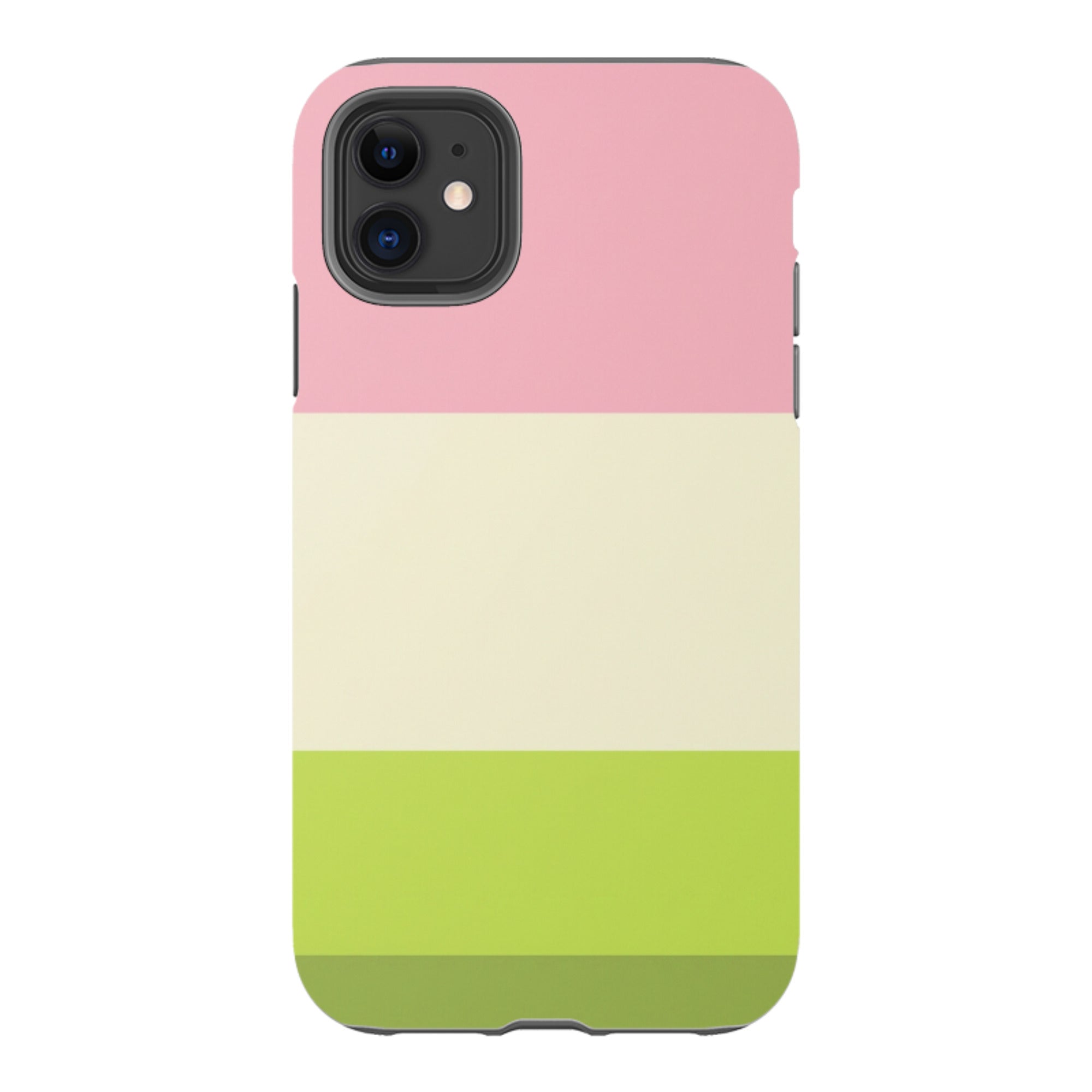 iPhone Tough Case - Pink & Sage Green