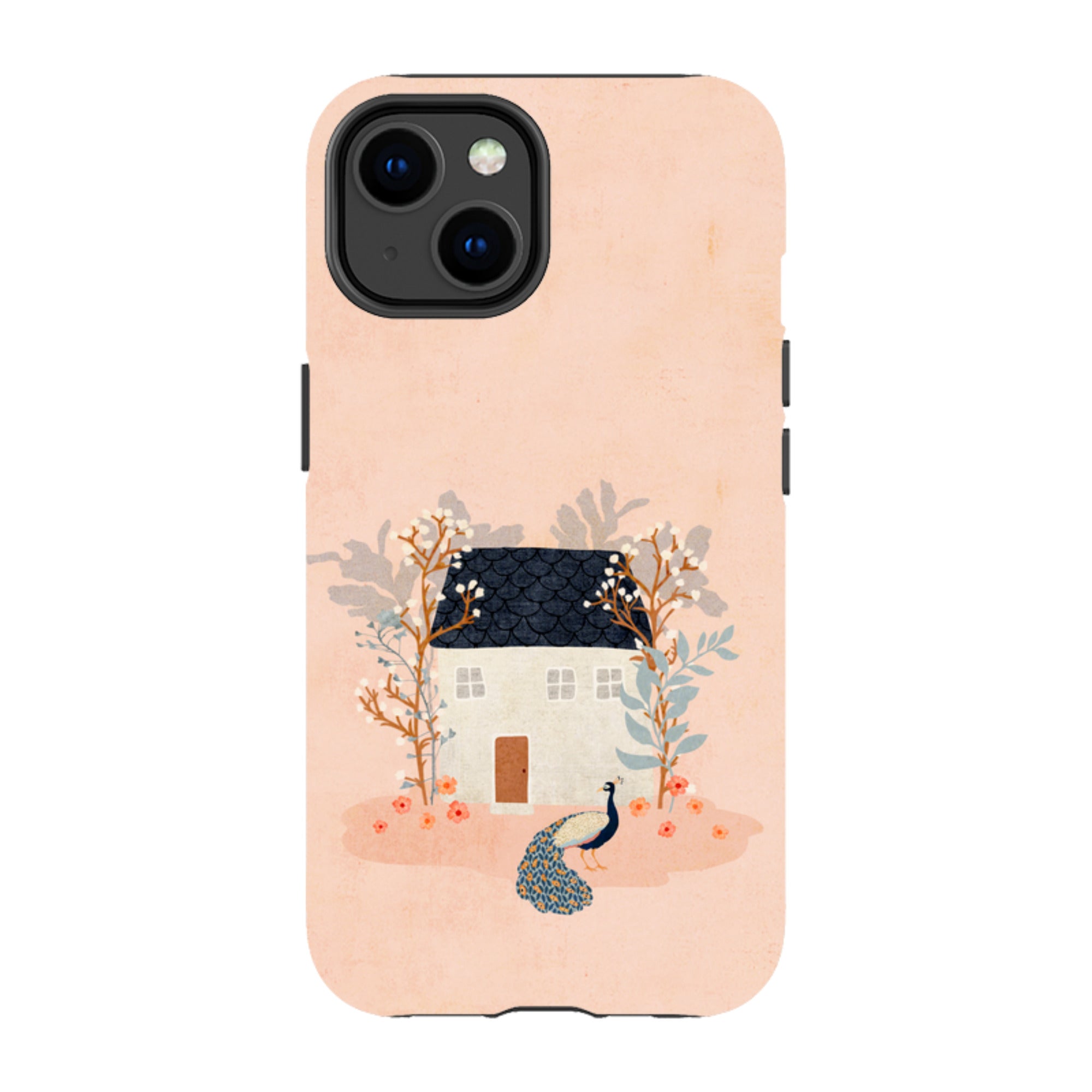 iPhone Tough Case - Home Pink By Katherine Quinn