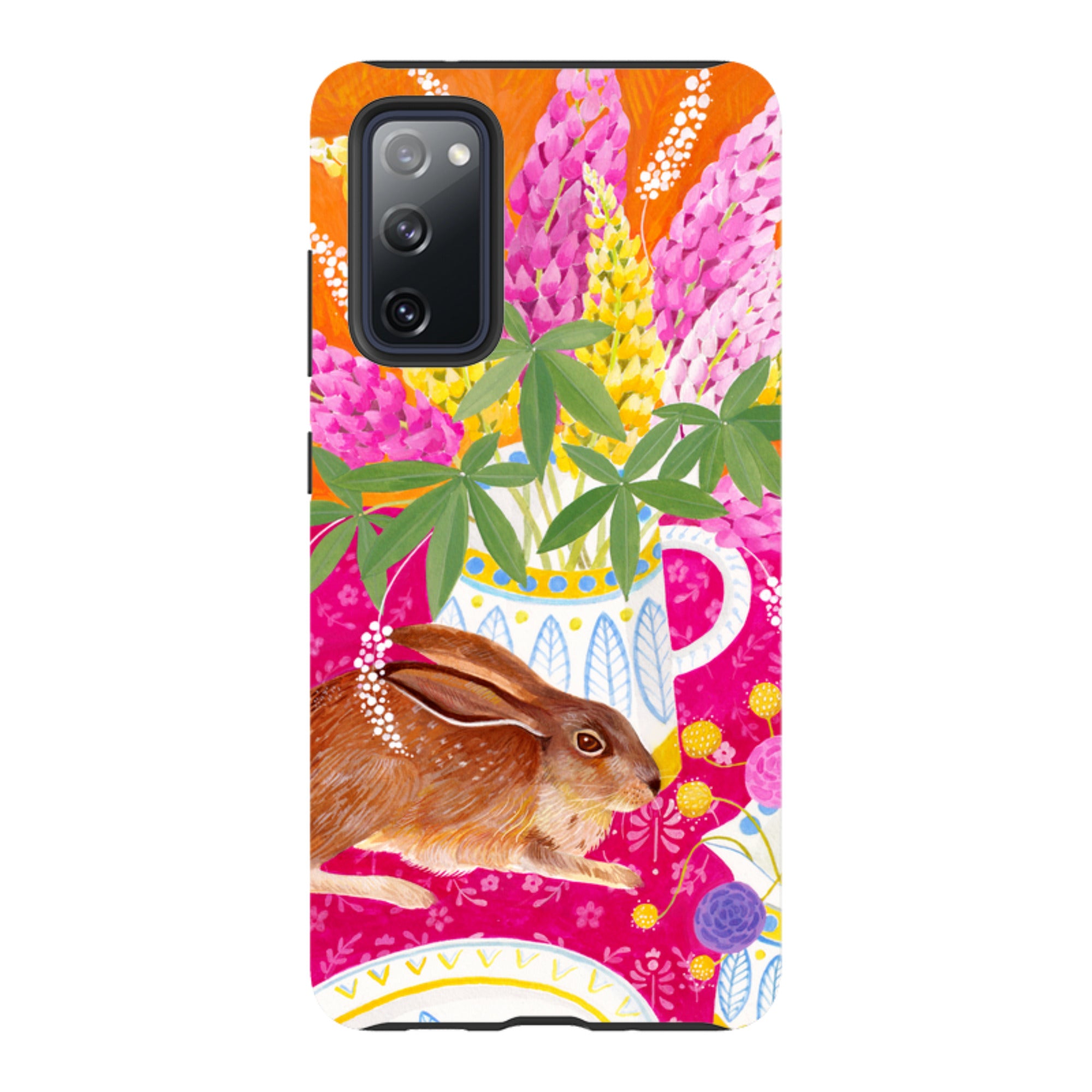 Samsung Tough Case - Rabbit Lupins By Bex Parkin