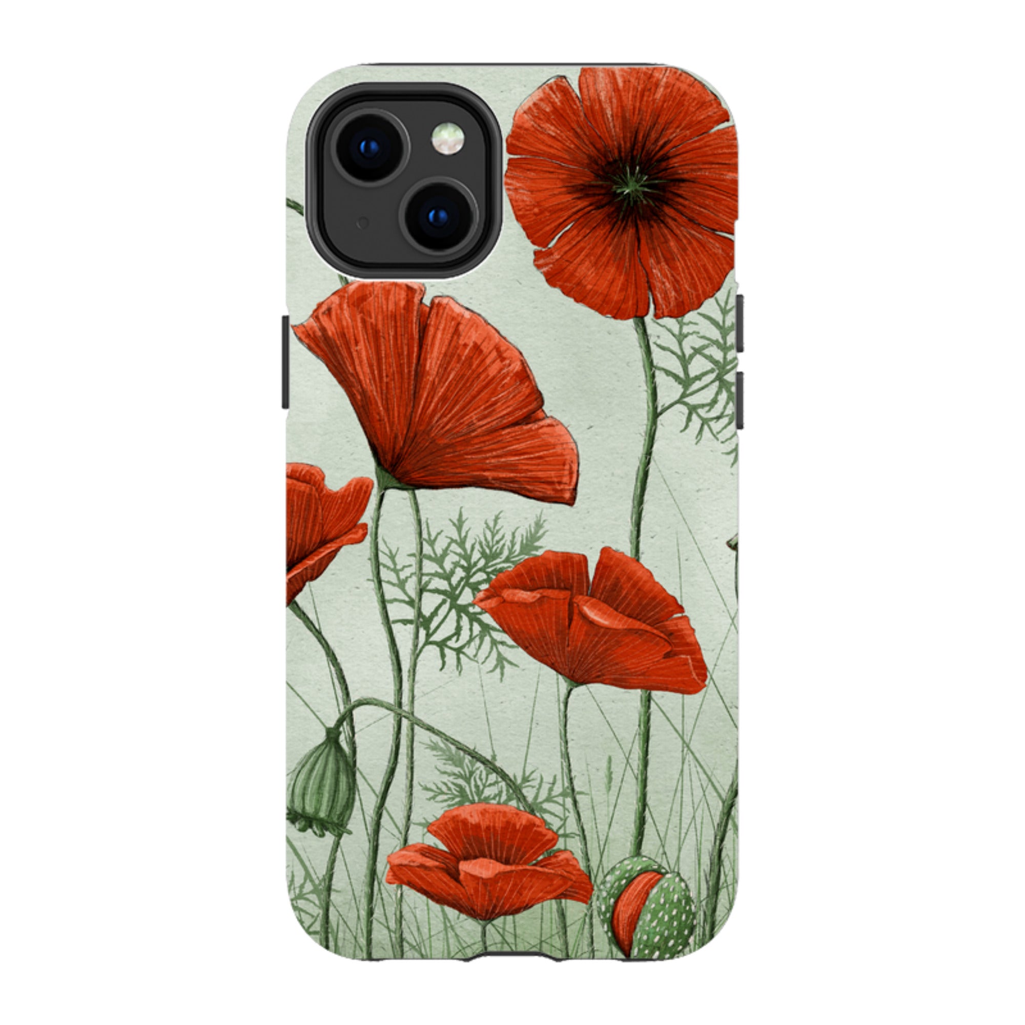 iPhone MagSafe Tough Case - Poppies By Maja Lindberg