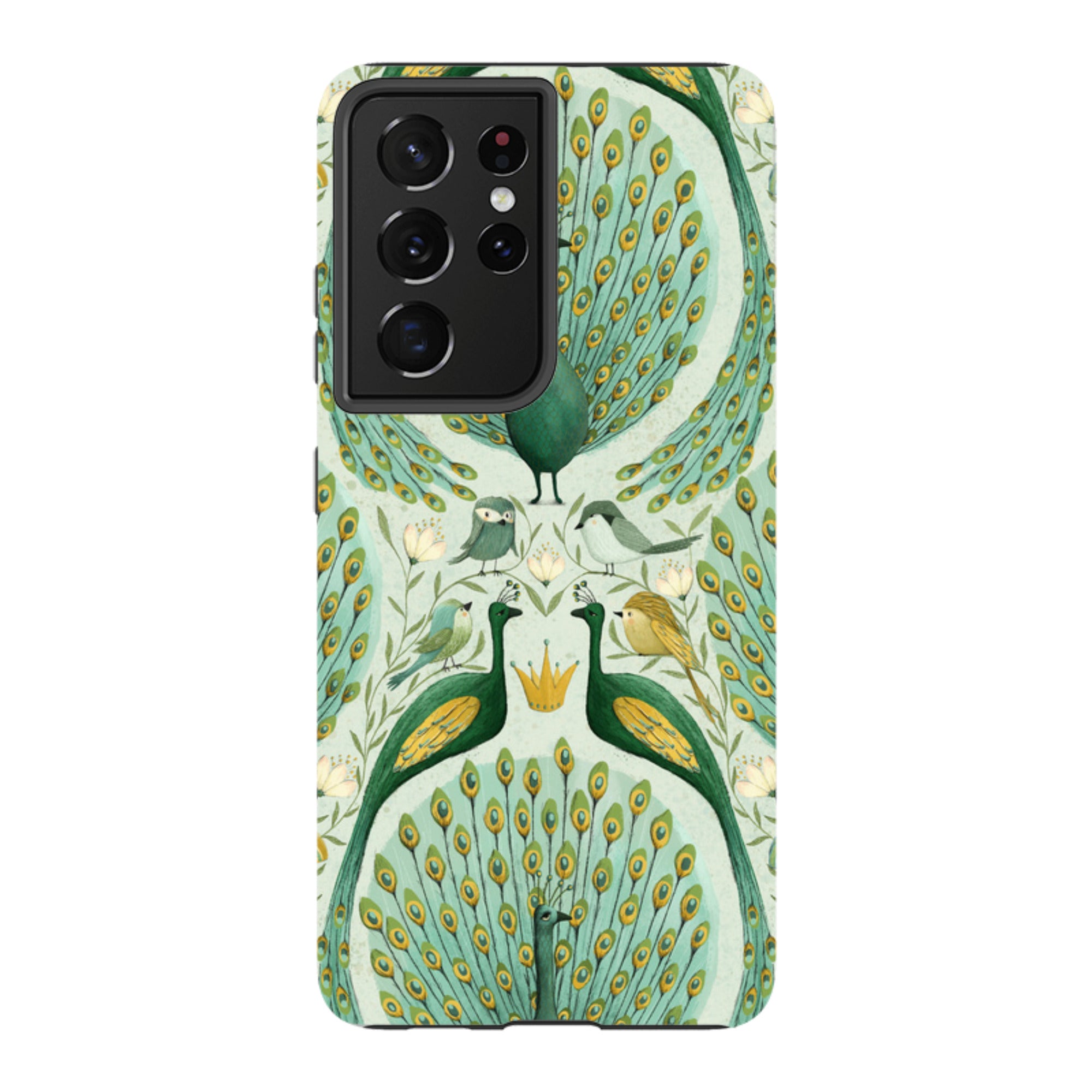 Samsung Tough Case - Peacock Pattern By Maja Lindberg