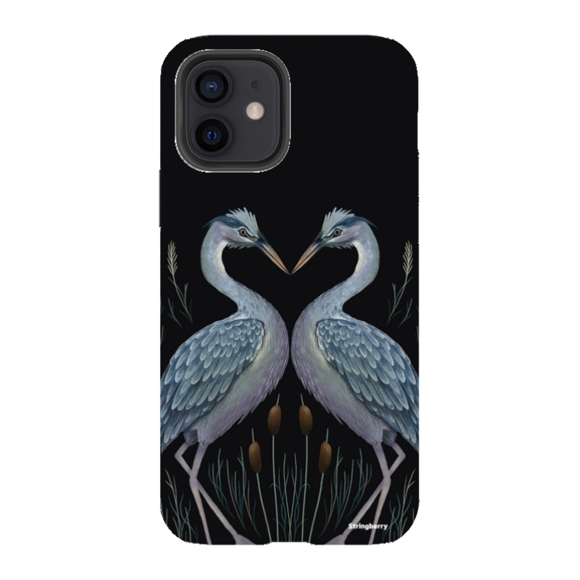 iPhone Tough Case - Heron Pair By Anna Stead
