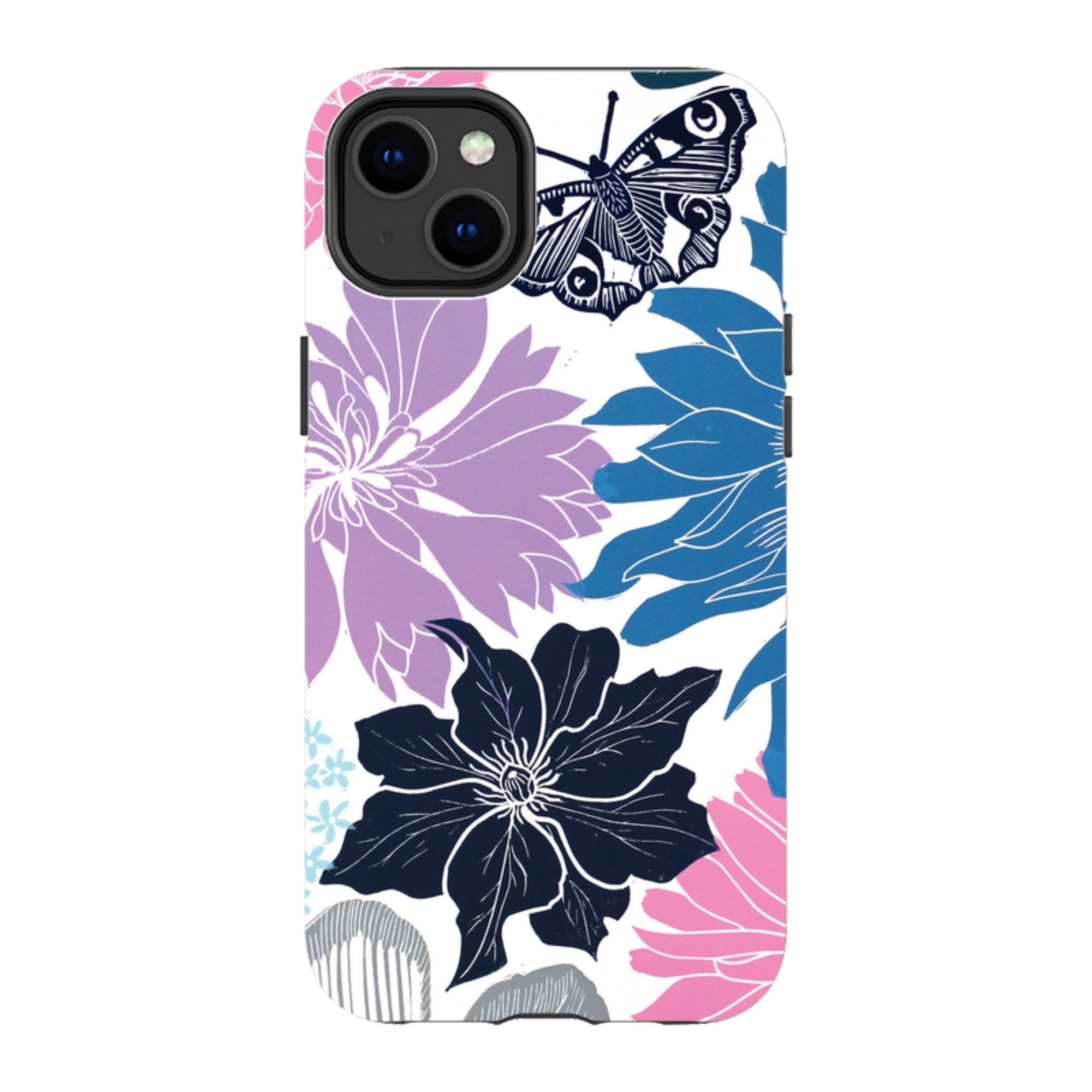 iPhone Tough Case - Cottage Garden Butterfly By Kate Heiss