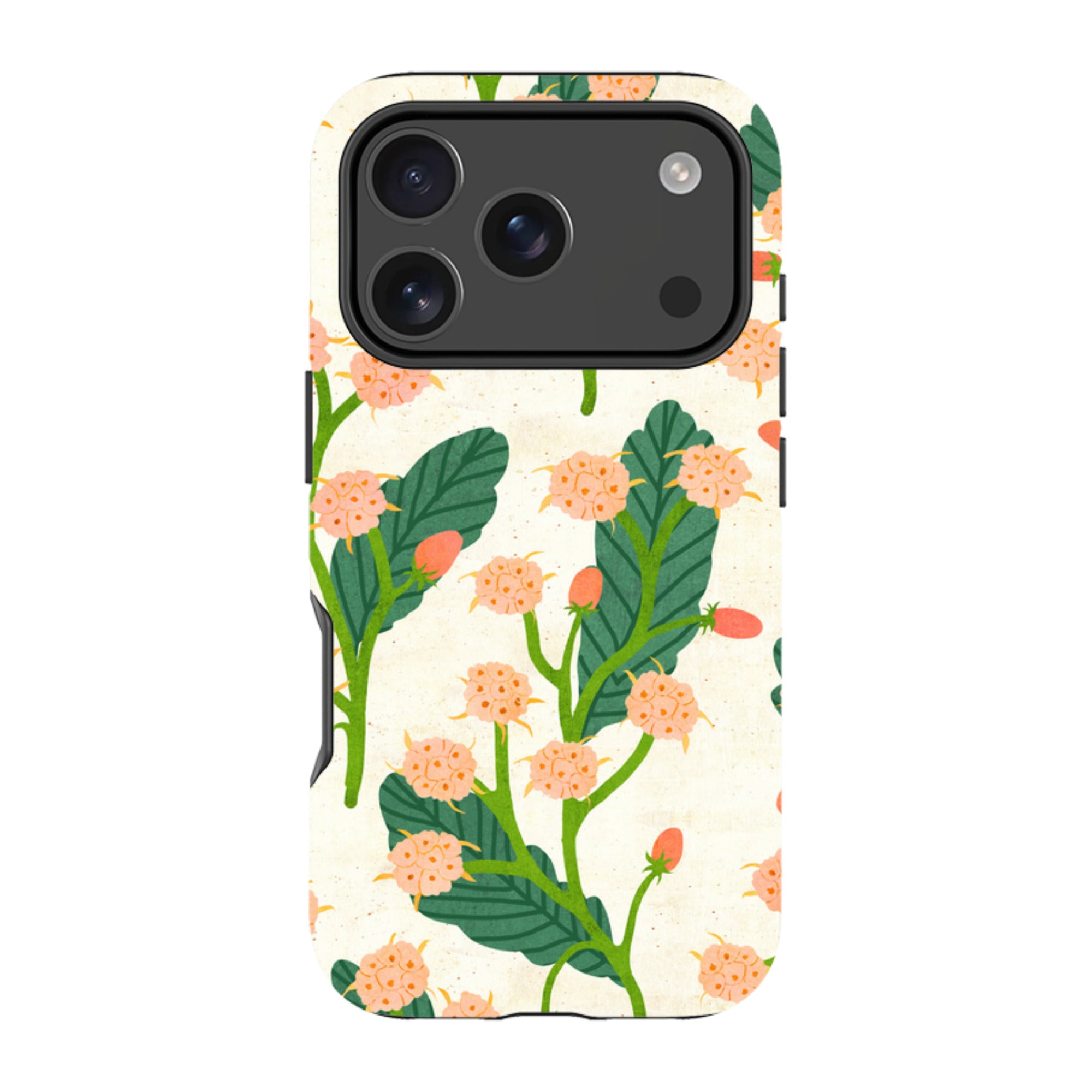 iPhone MagSafe Tough Case - Summer Seeds Cream By Katherine Quinn