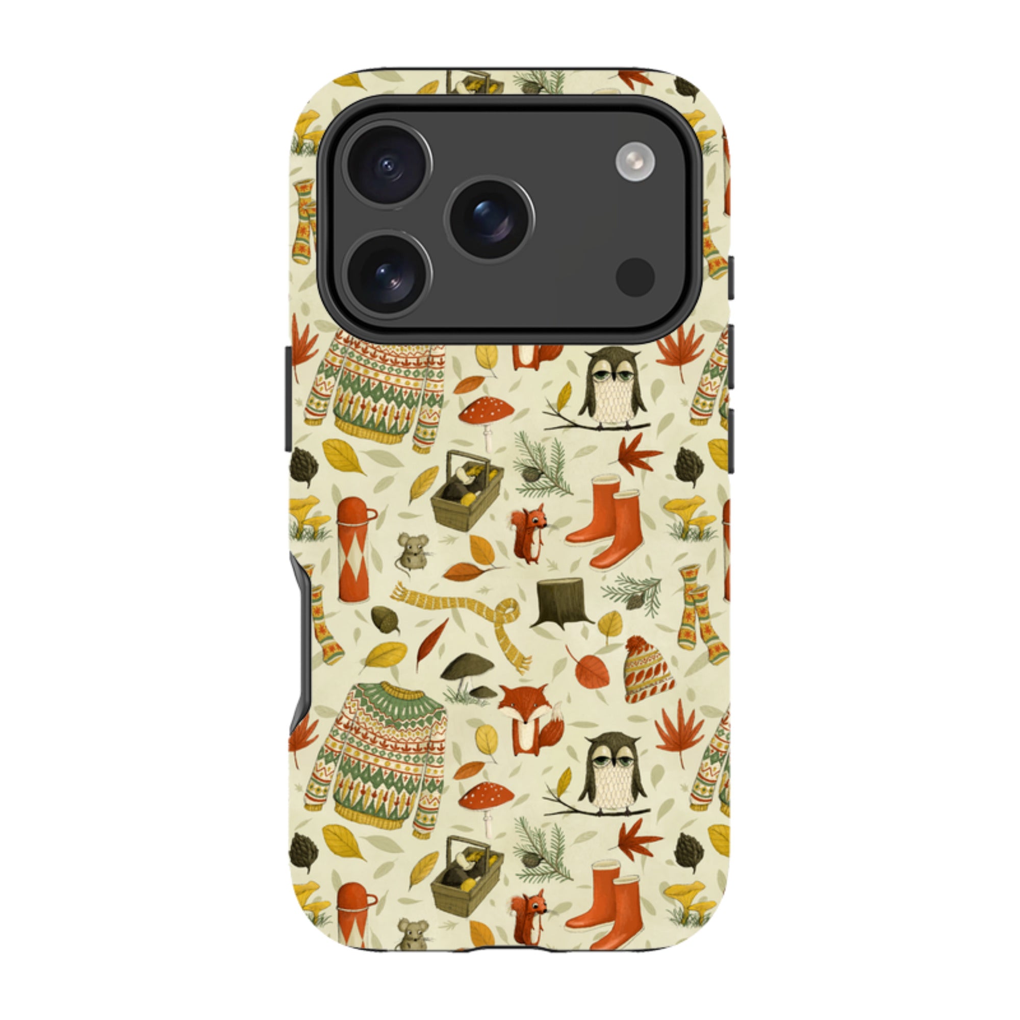 iPhone MagSafe Tough Case - Autumn Pattern By Maja Lindberg