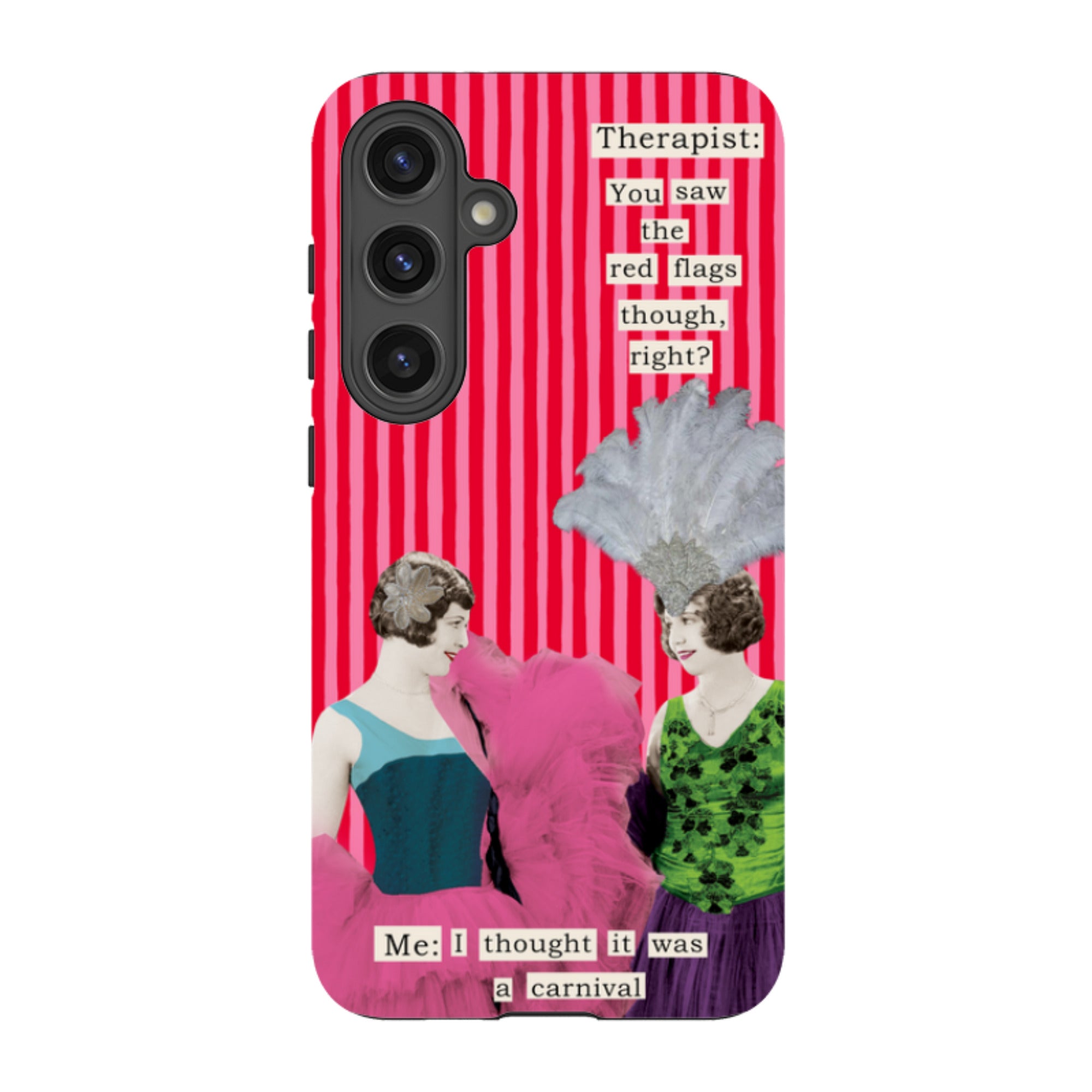 Samsung Tough Case - Therapist Red Flag By Clare Jordan