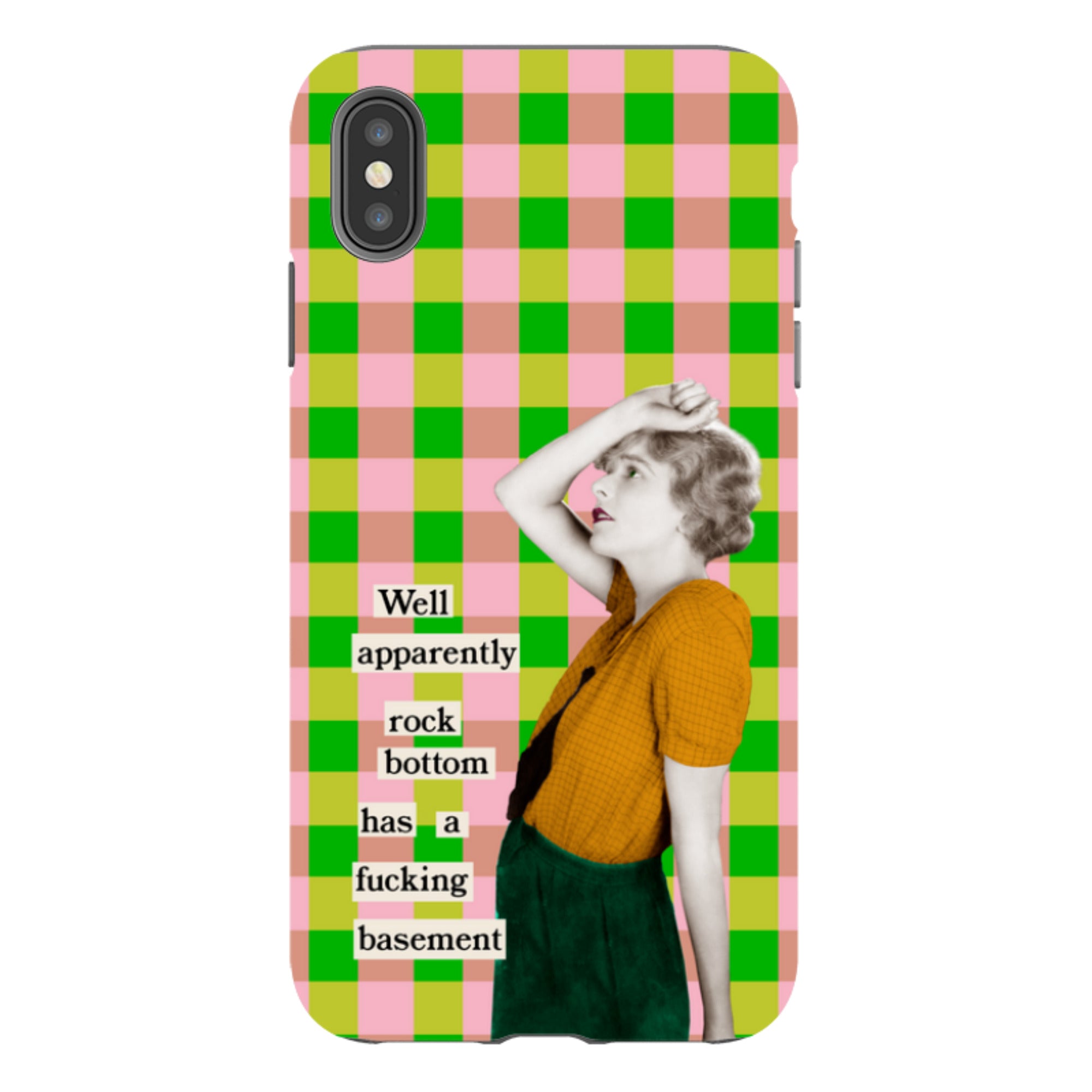 iPhone Tough Case - Rock Bottom By Clare Jordan