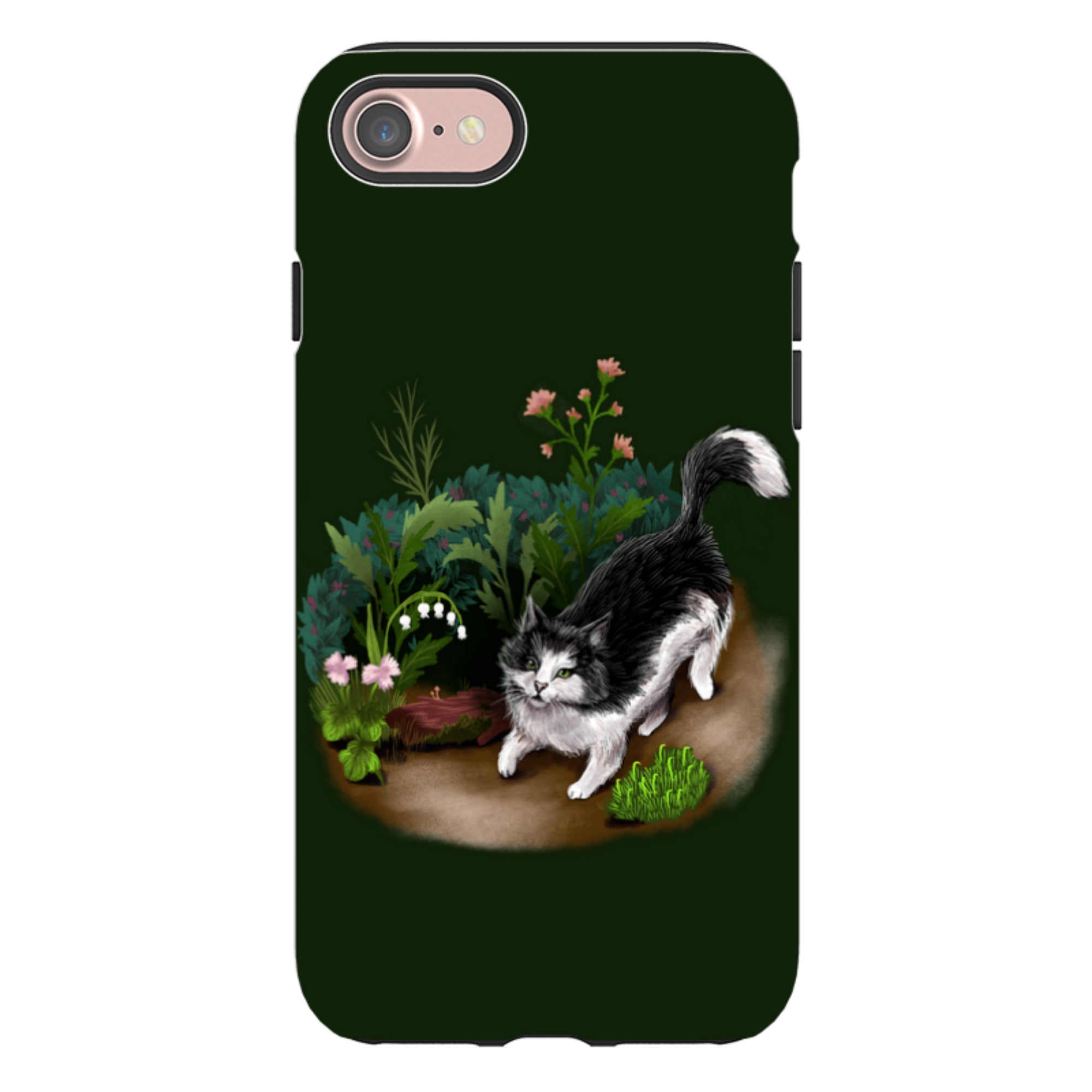 iPhone Tough Case - Munchkin Cat By Anna Stead