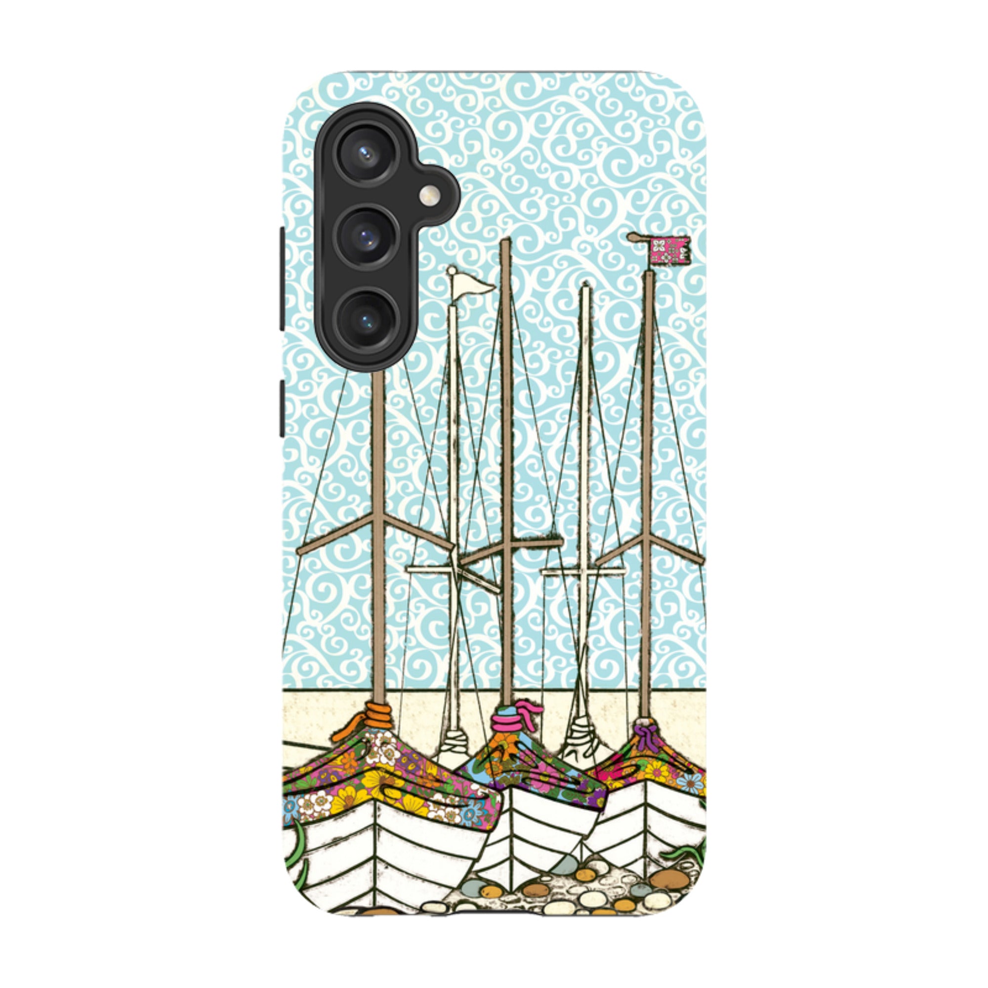 Samsung Tough Case - Boats At Rest By Amelia Bowman