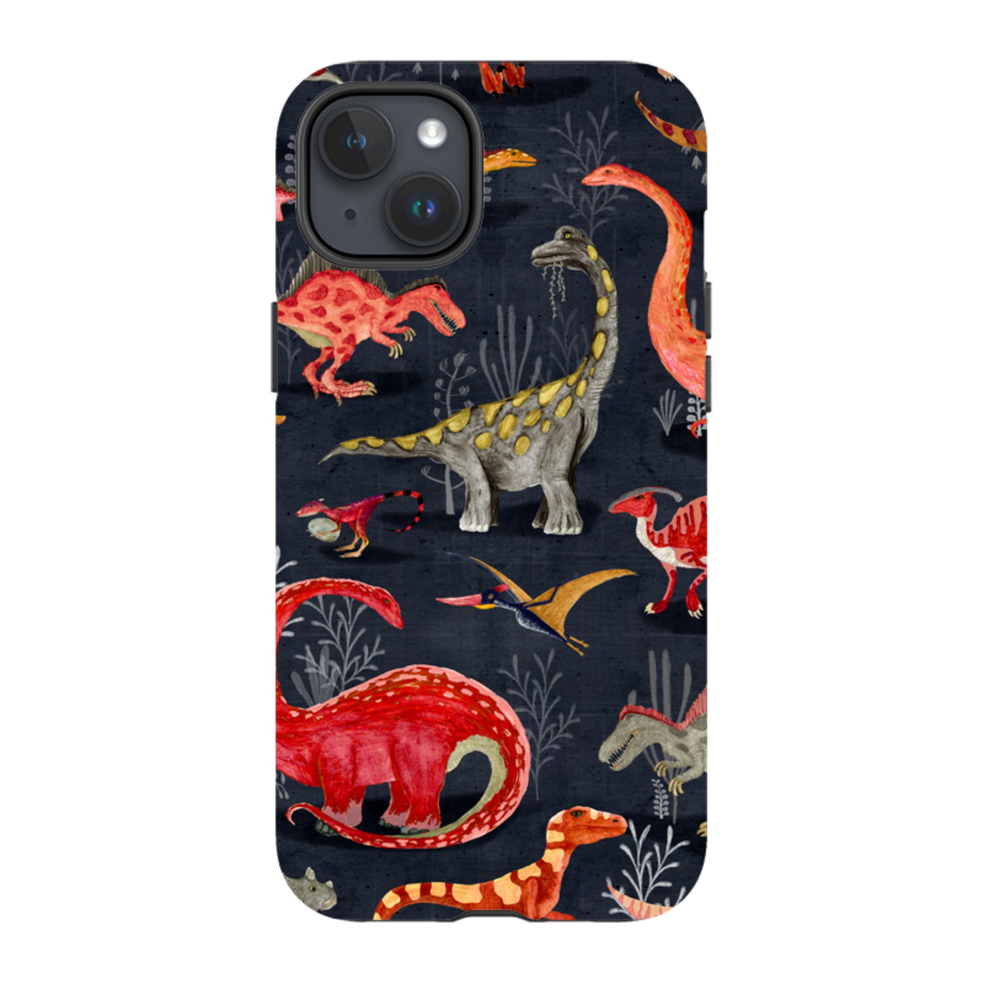 iPhone MagSafe Tough Case - Parisian Dinosaurs By Katherine Quinn