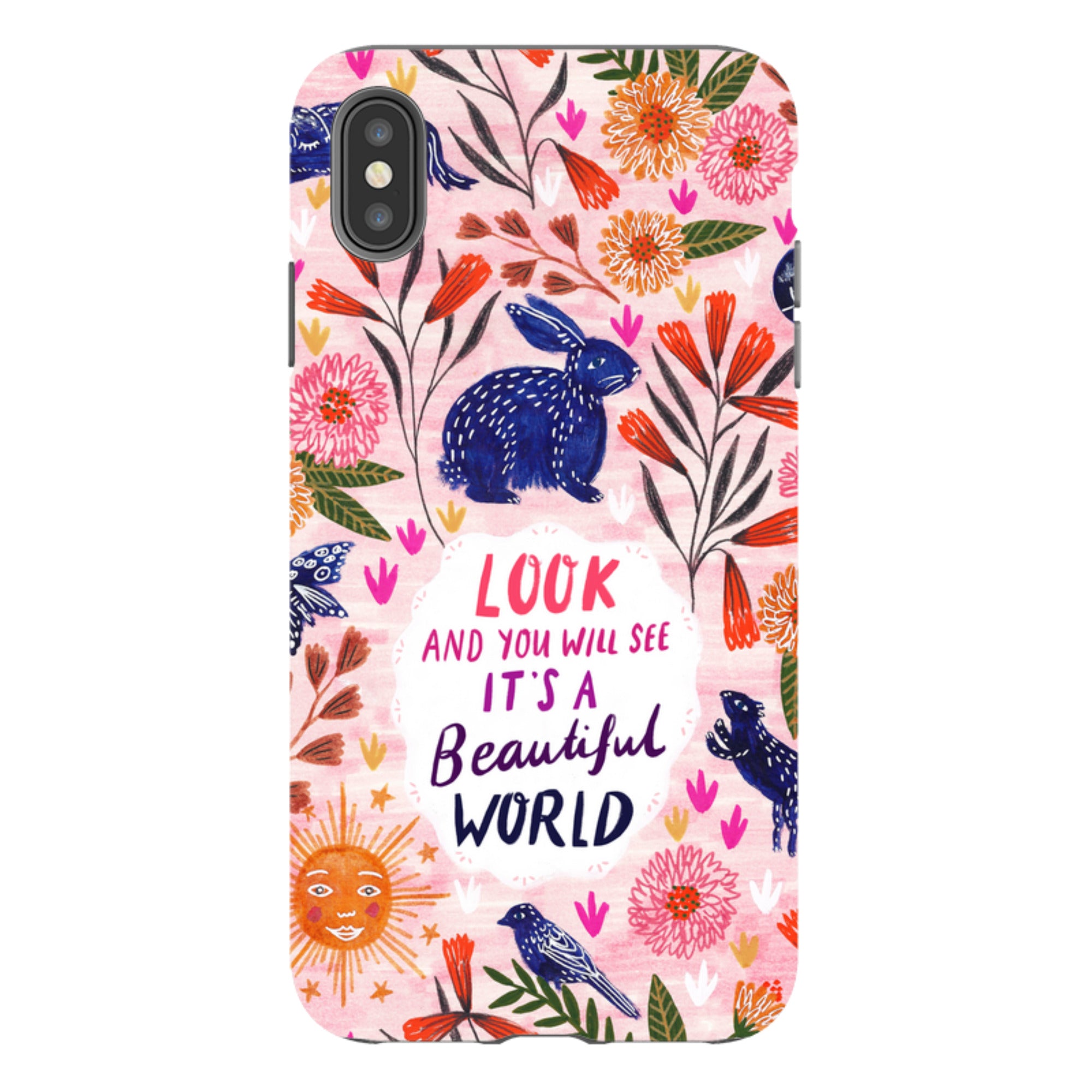 iPhone Tough Case - Beautiful World By Lee Foster Wilson