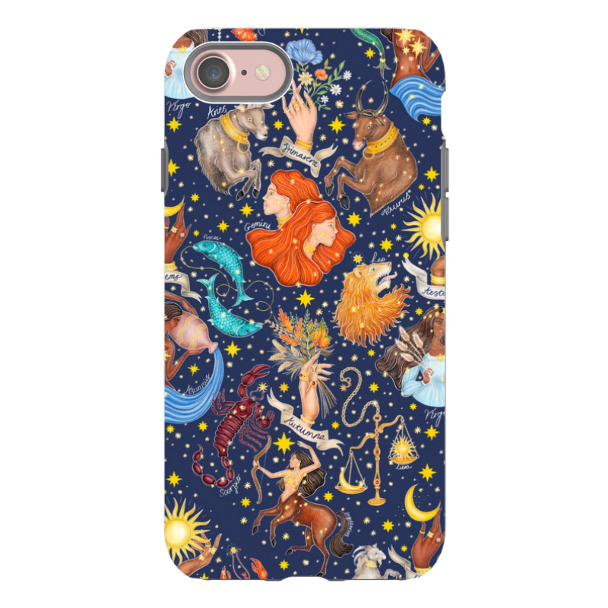 iPhone Tough Case - Zodiac Composite By Catherine Rowe