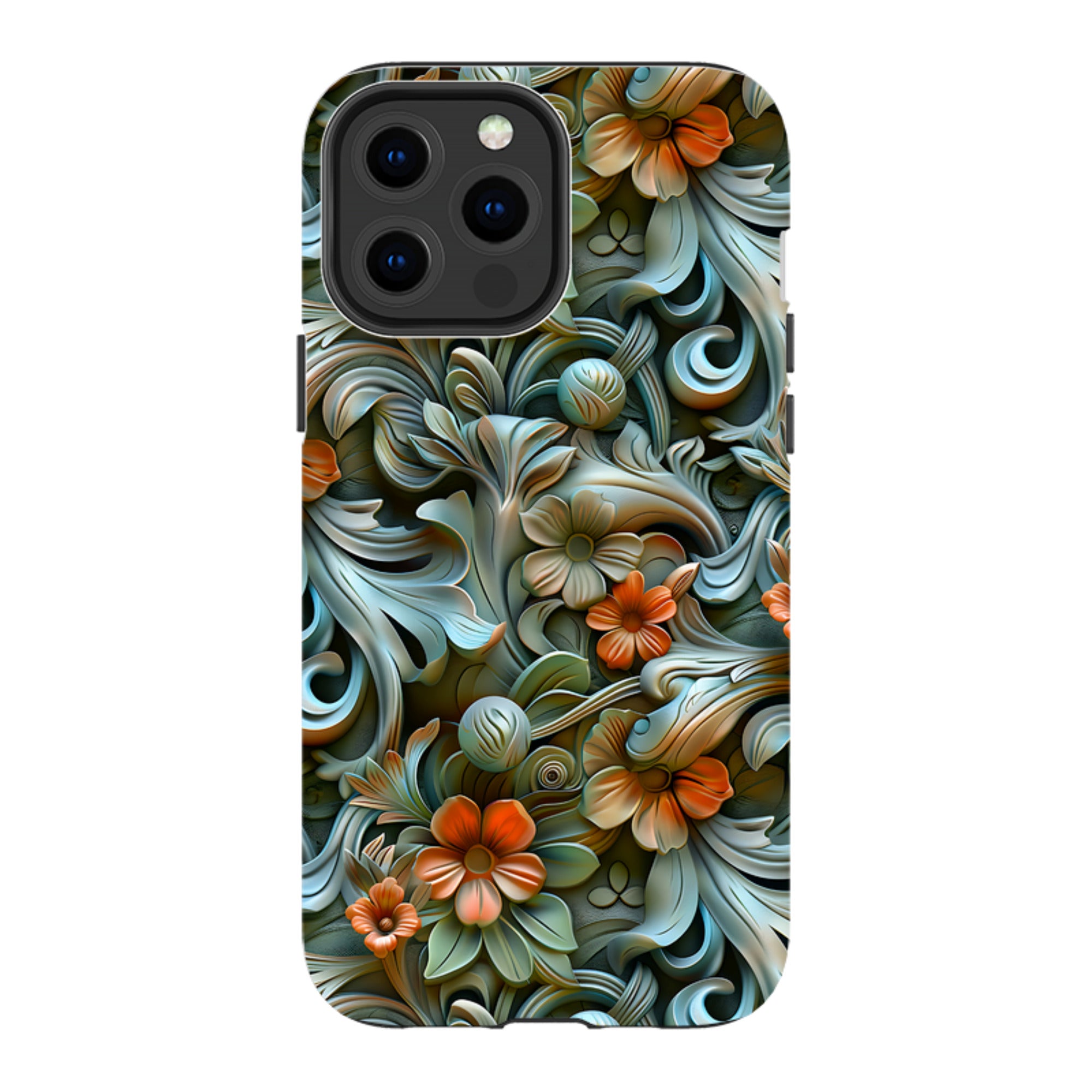 iPhone Tough Case -Clover Floral