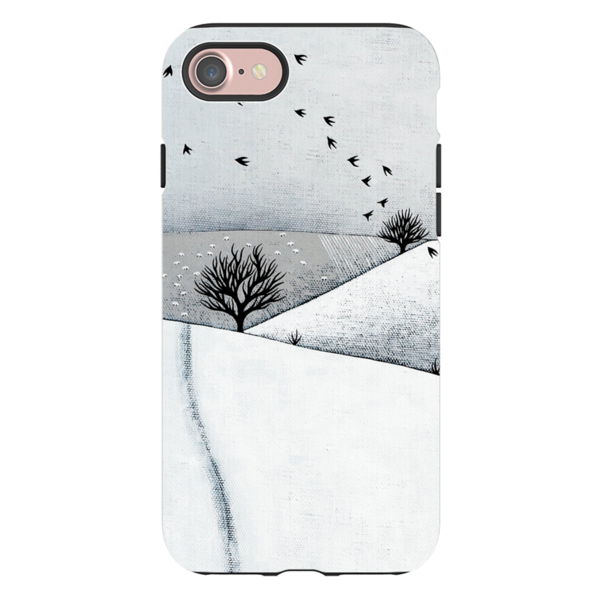 iPhone Tough Case - Snowy Landscape By Natasha Newton