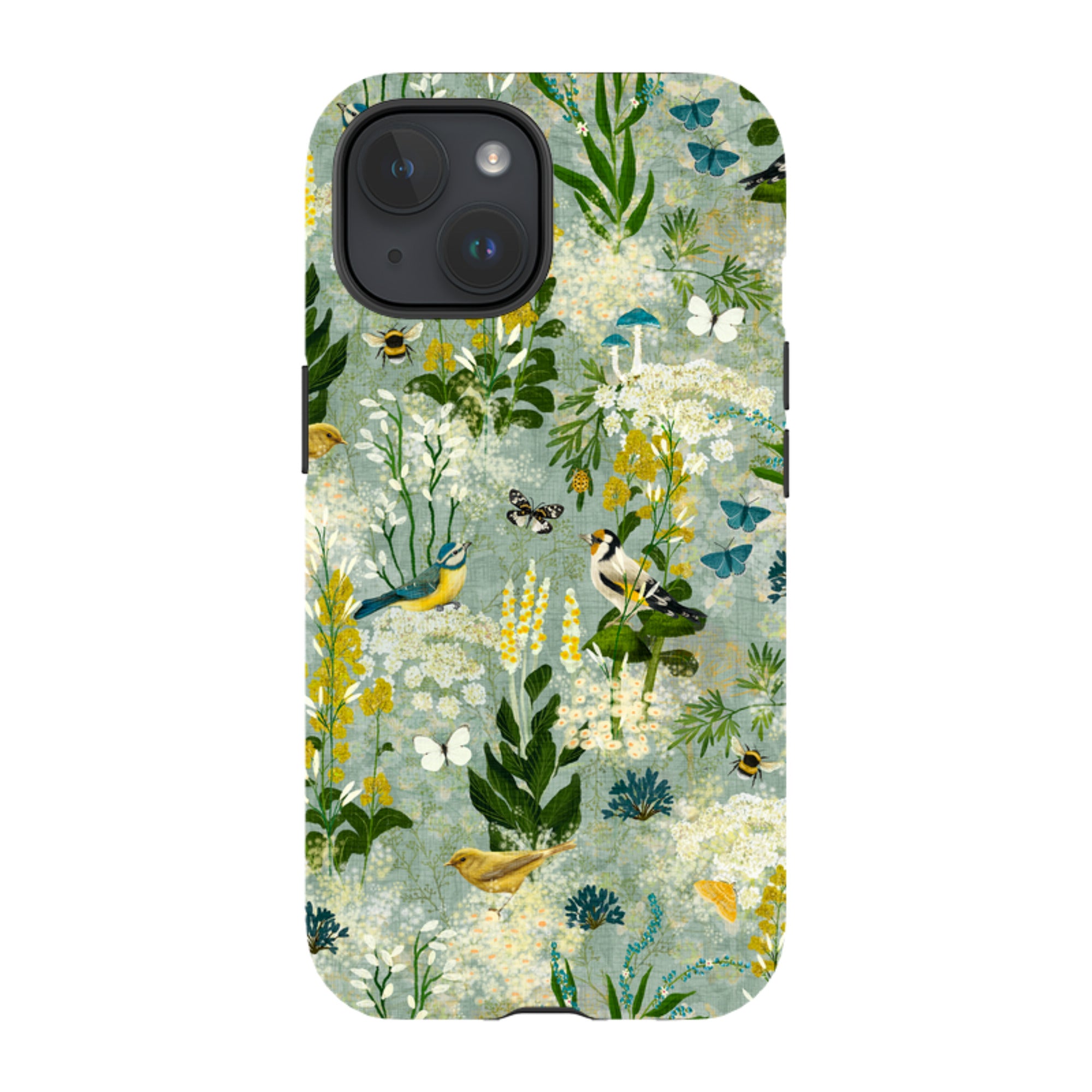 iPhone Tough Case - Song Bird Garden By Katherine Quinn
