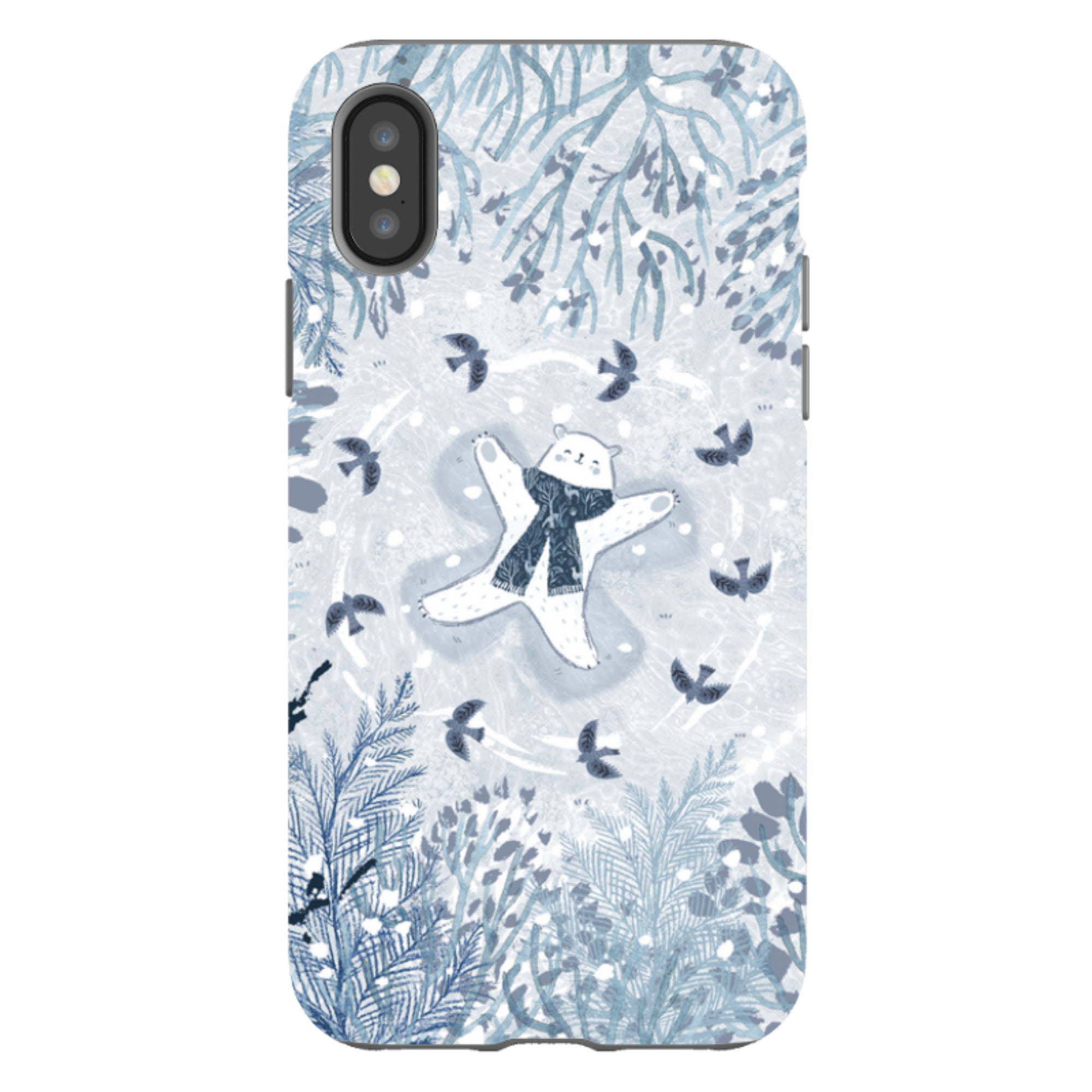 iPhone Tough Case - Snow Angel By Emma Frances Grant