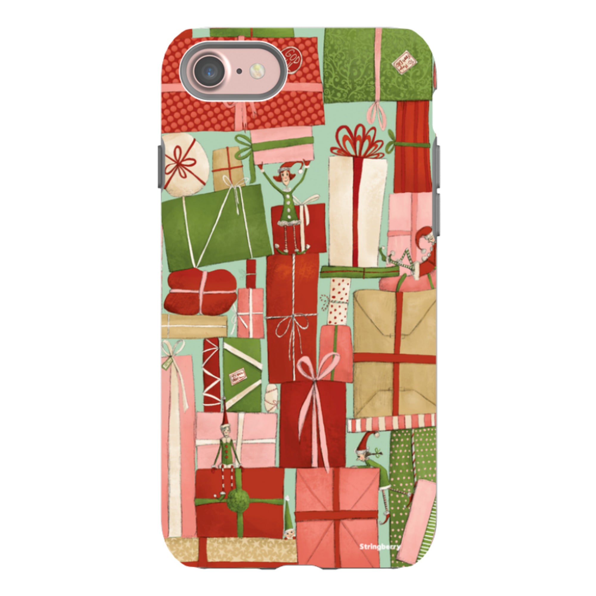 iPhone Tough Case - Santas Helpers II By Maja Lindberg
