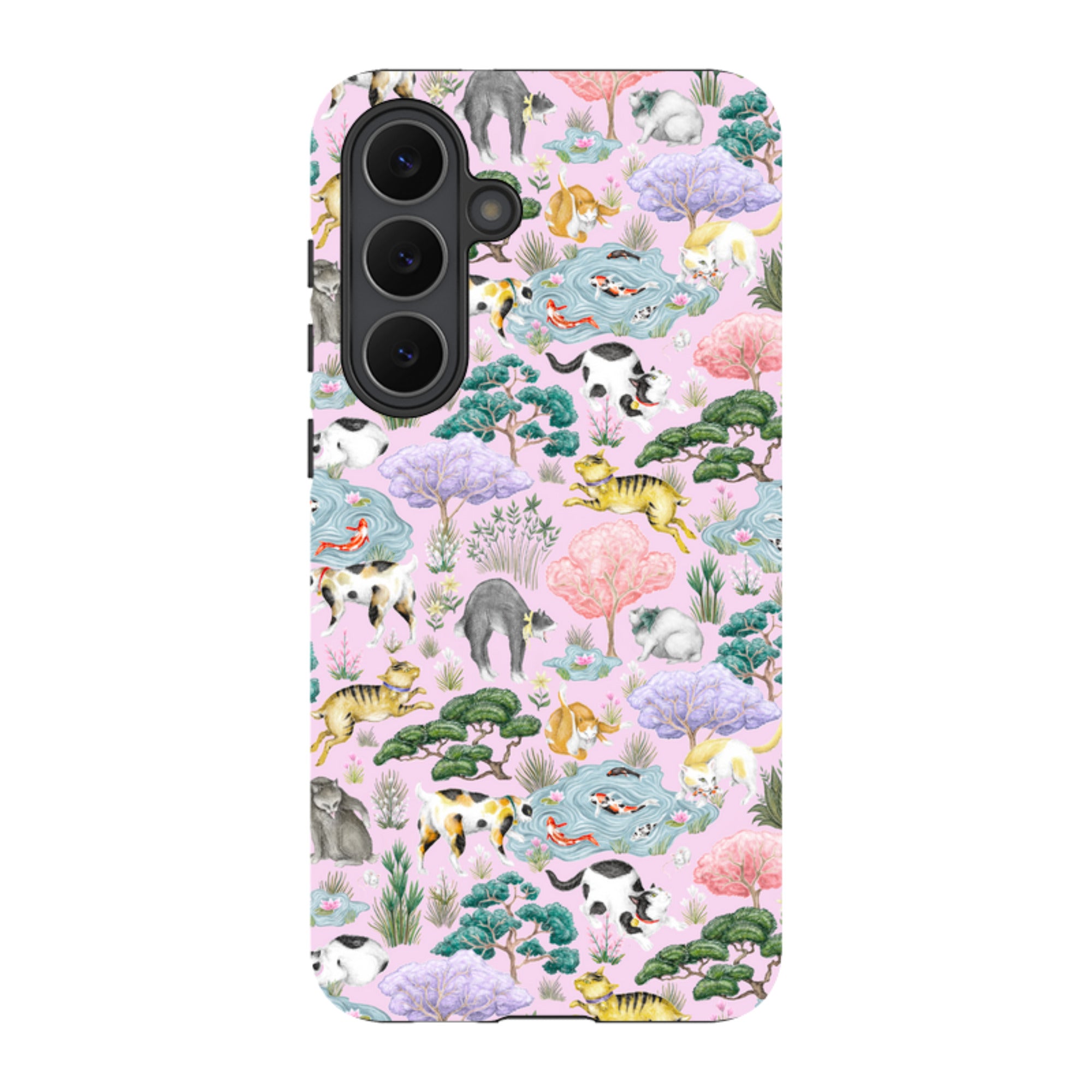 Samsung Tough  Case - Cat Garden By Catherine Rowe