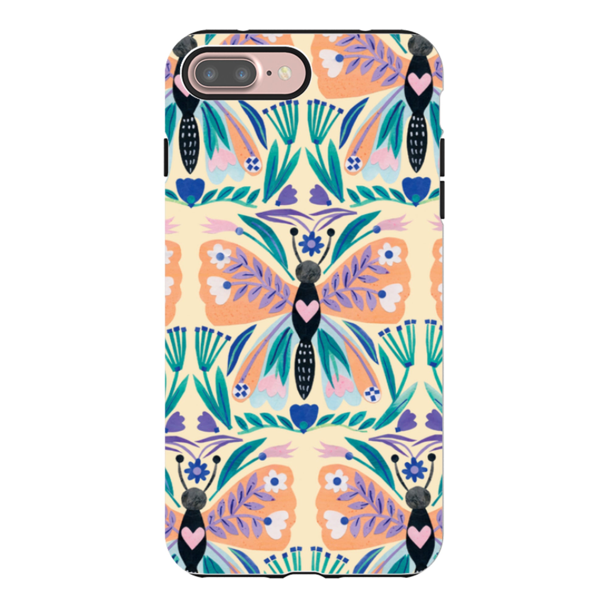 iPhone Tough Case - All Over Butterfly By Tracey English