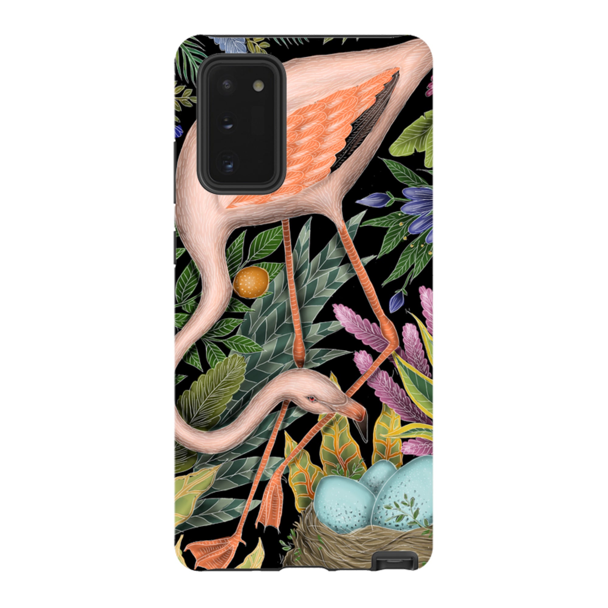 Samsung Tough Case - Flamingo By Catherine Rowe
