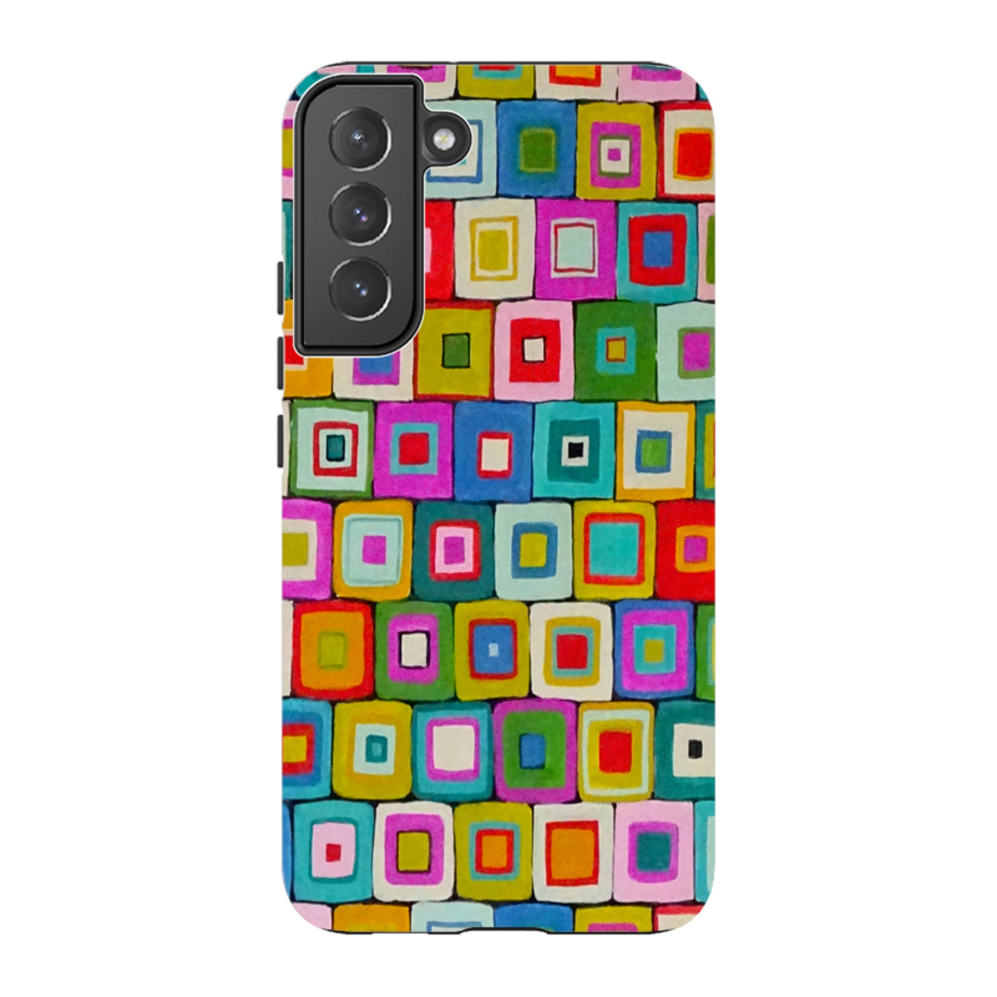 Samsung Tough Case - Atelier Blanket Squares Bright By Sarah Campbell