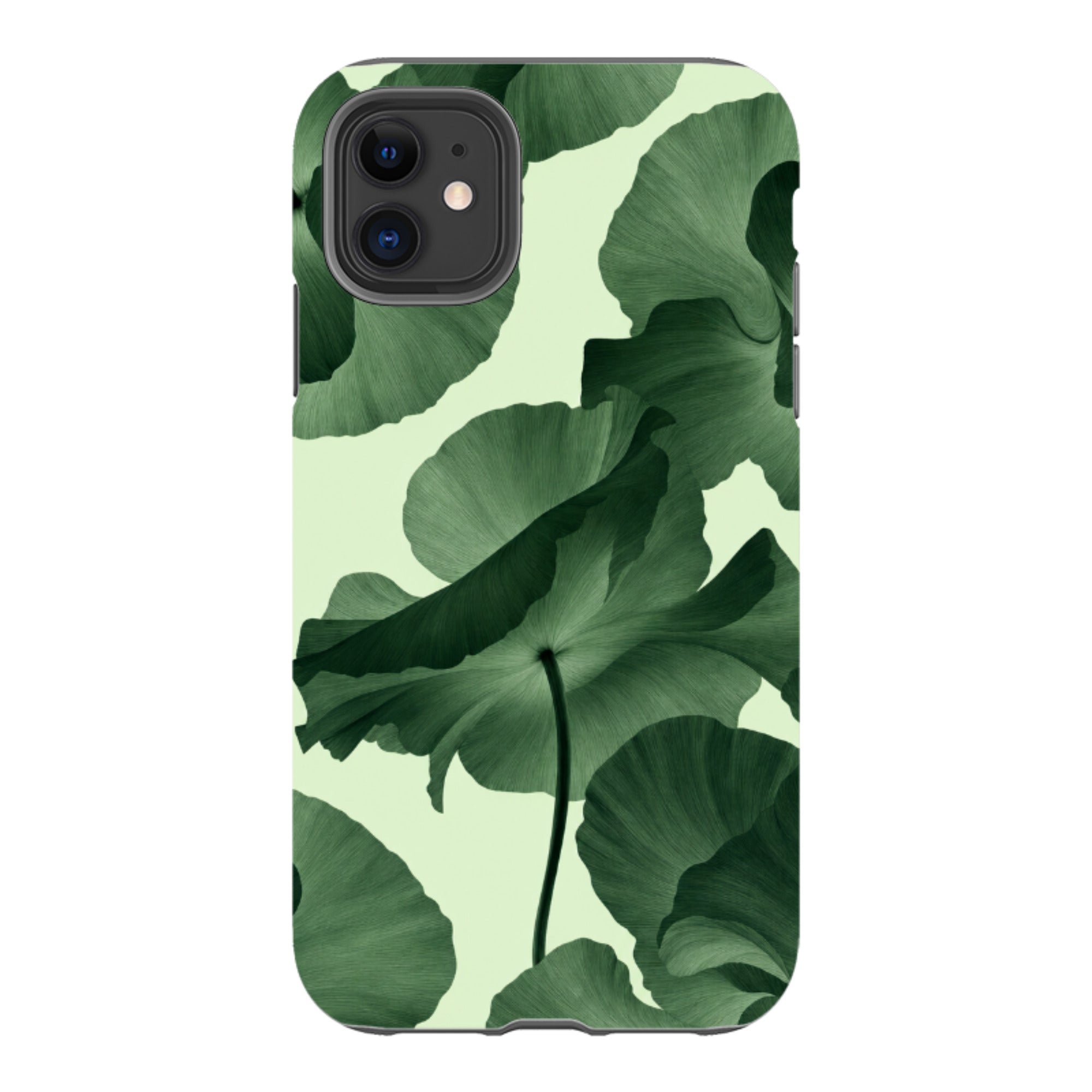 iPhone Tough Case - Sage Green Poppy