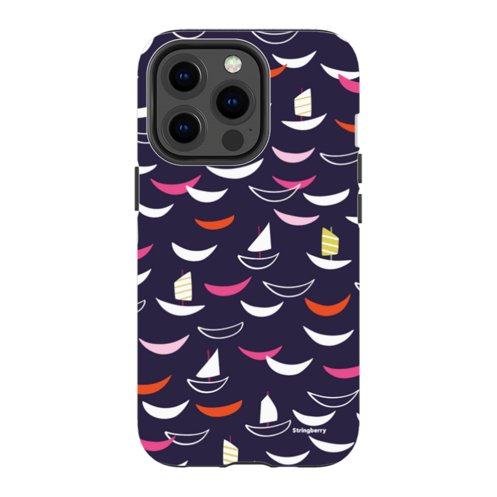 iPhone MagSafe Tough Case -  Little Boats By Ali Brookes