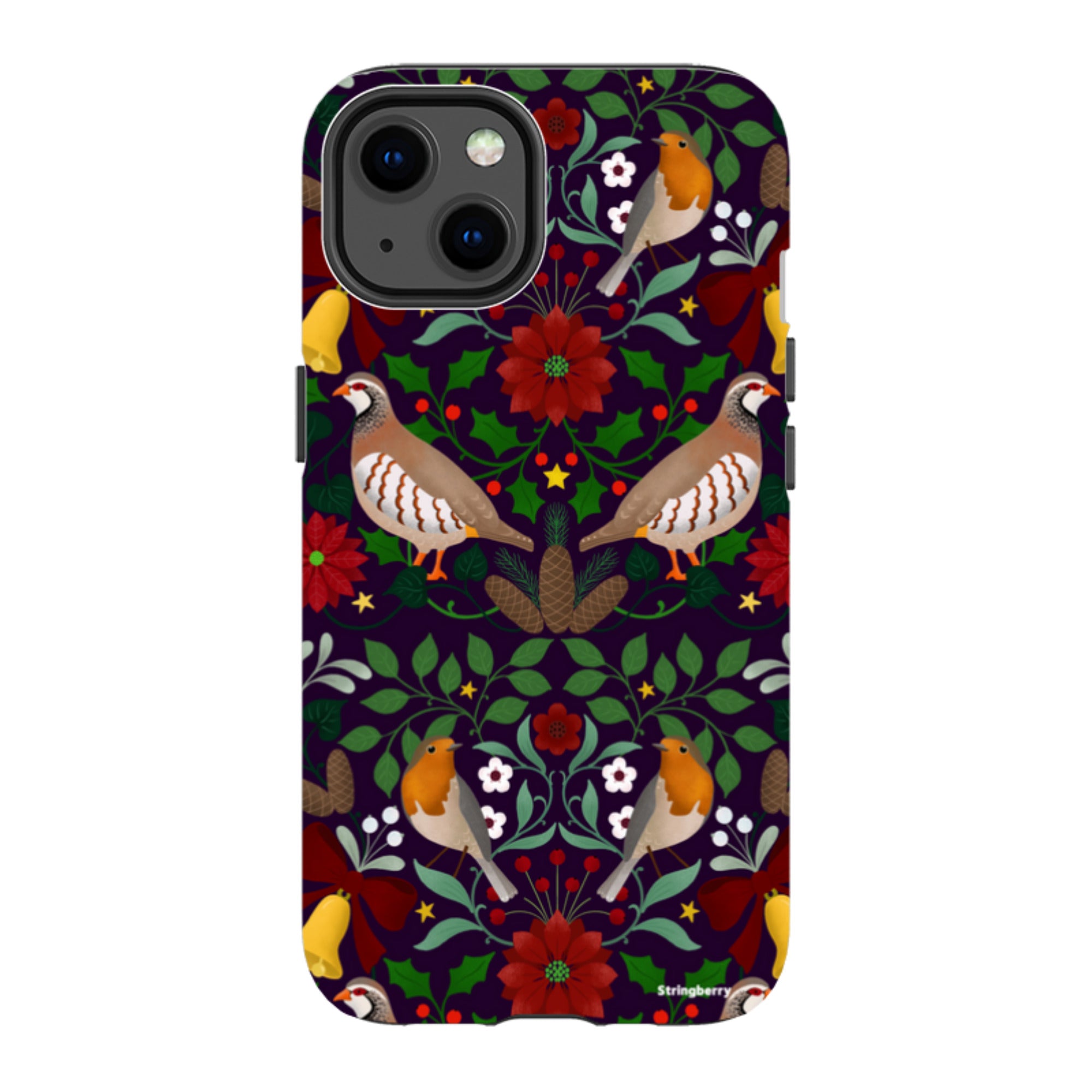iPhone Tough Case - Xmas Pattern III By Bex Parkin